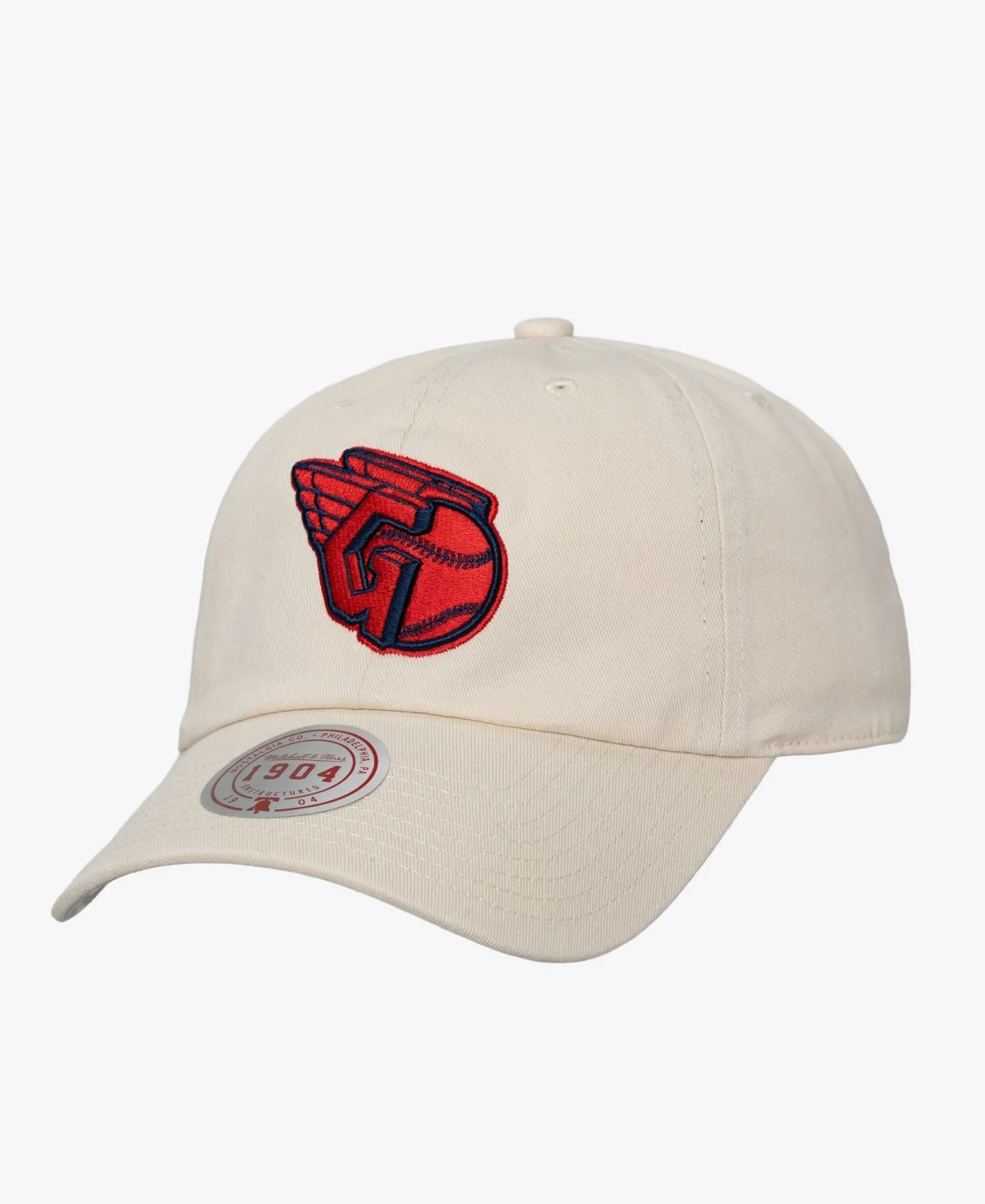 Cleveland Guardians Off-Season 1904 Strapback Adjustable Hat by Mitchell & Ness