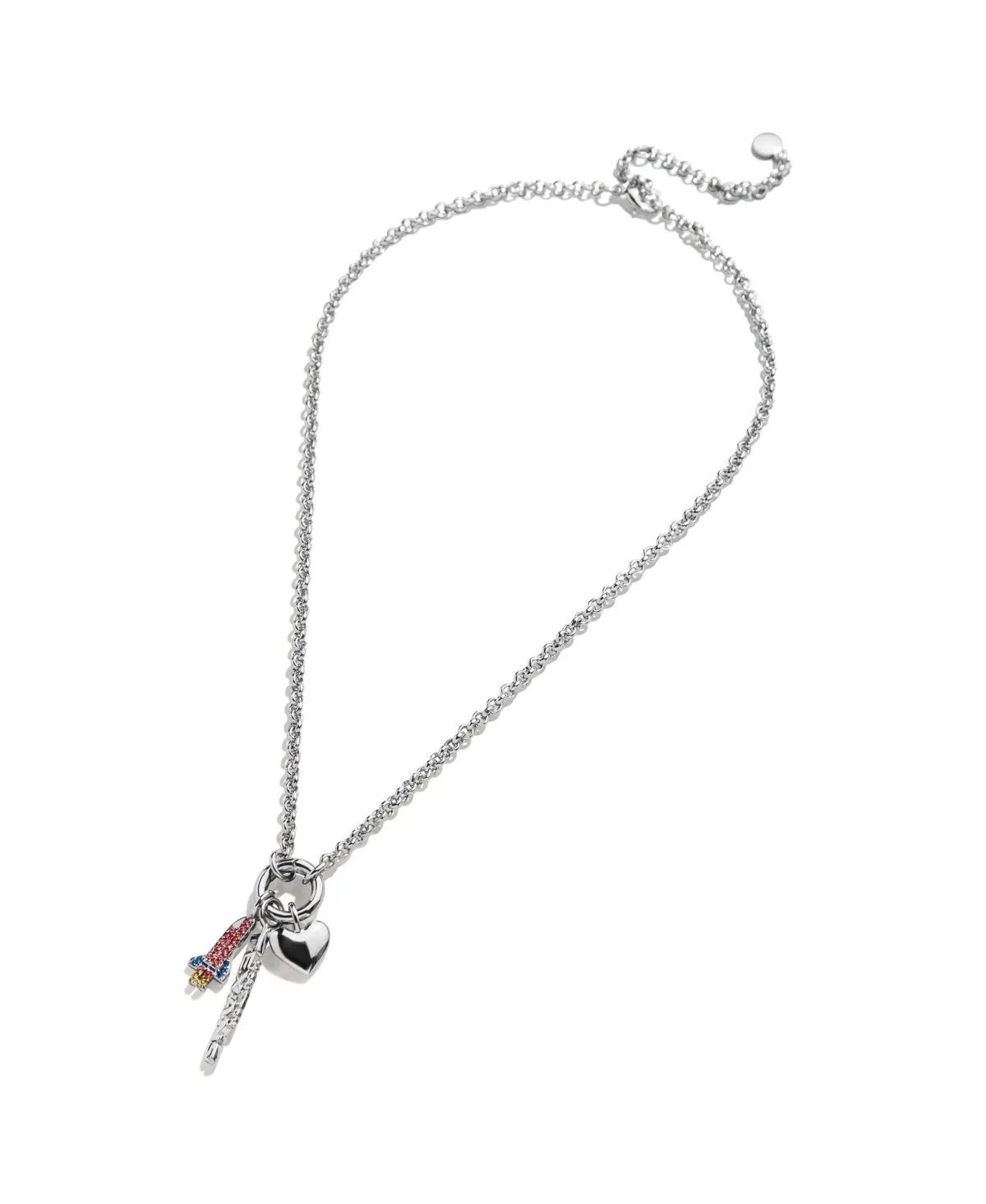 Crystal Houston Texans Charm Necklace