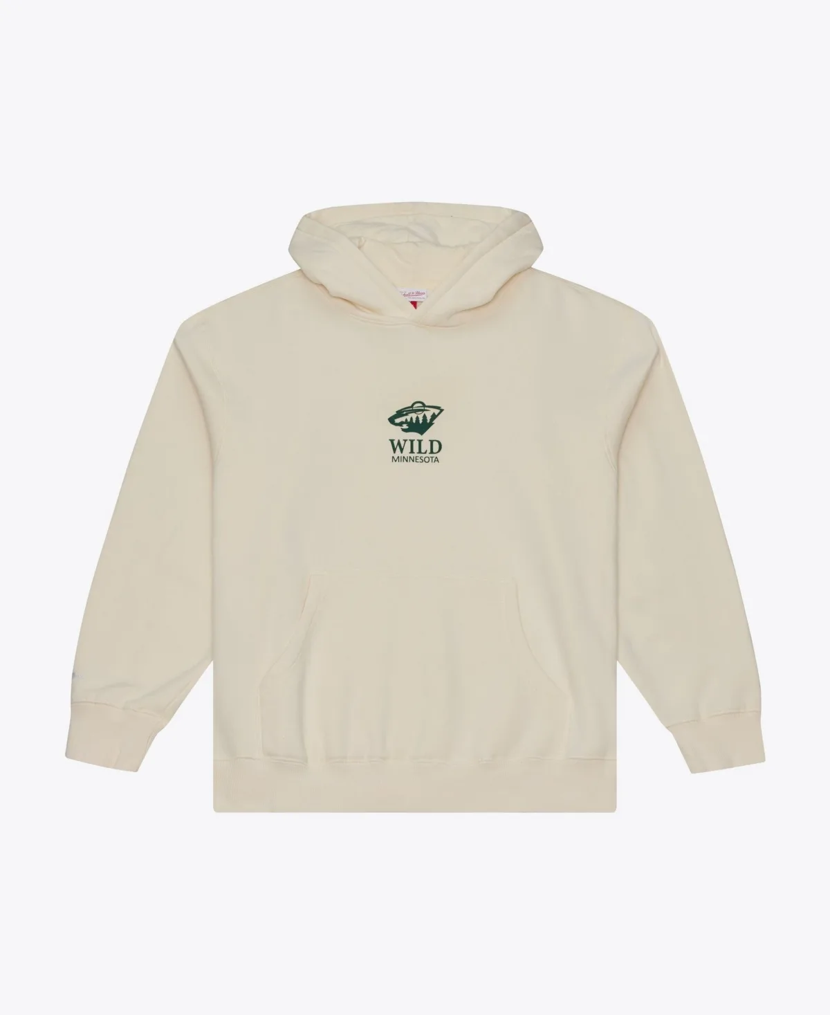 Core Essentials Minnesota Wild Screen-Print Graphics Fleece-Lined Hoodie by Mitchell & Ness