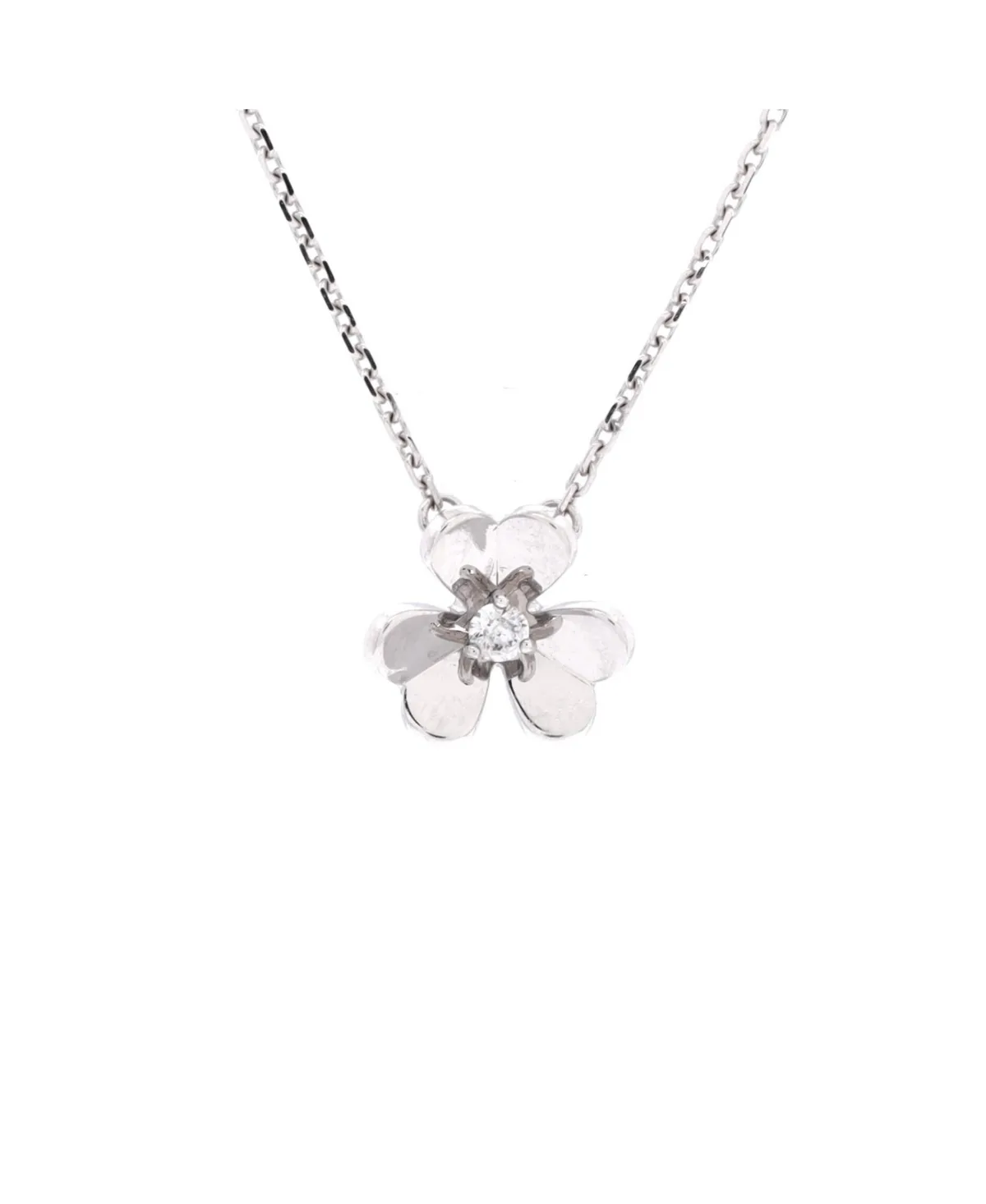 Pre-Owned Van Cleef and Arpels Frivole Pendant Necklace by Pre Owned Van Cleef & Arpels