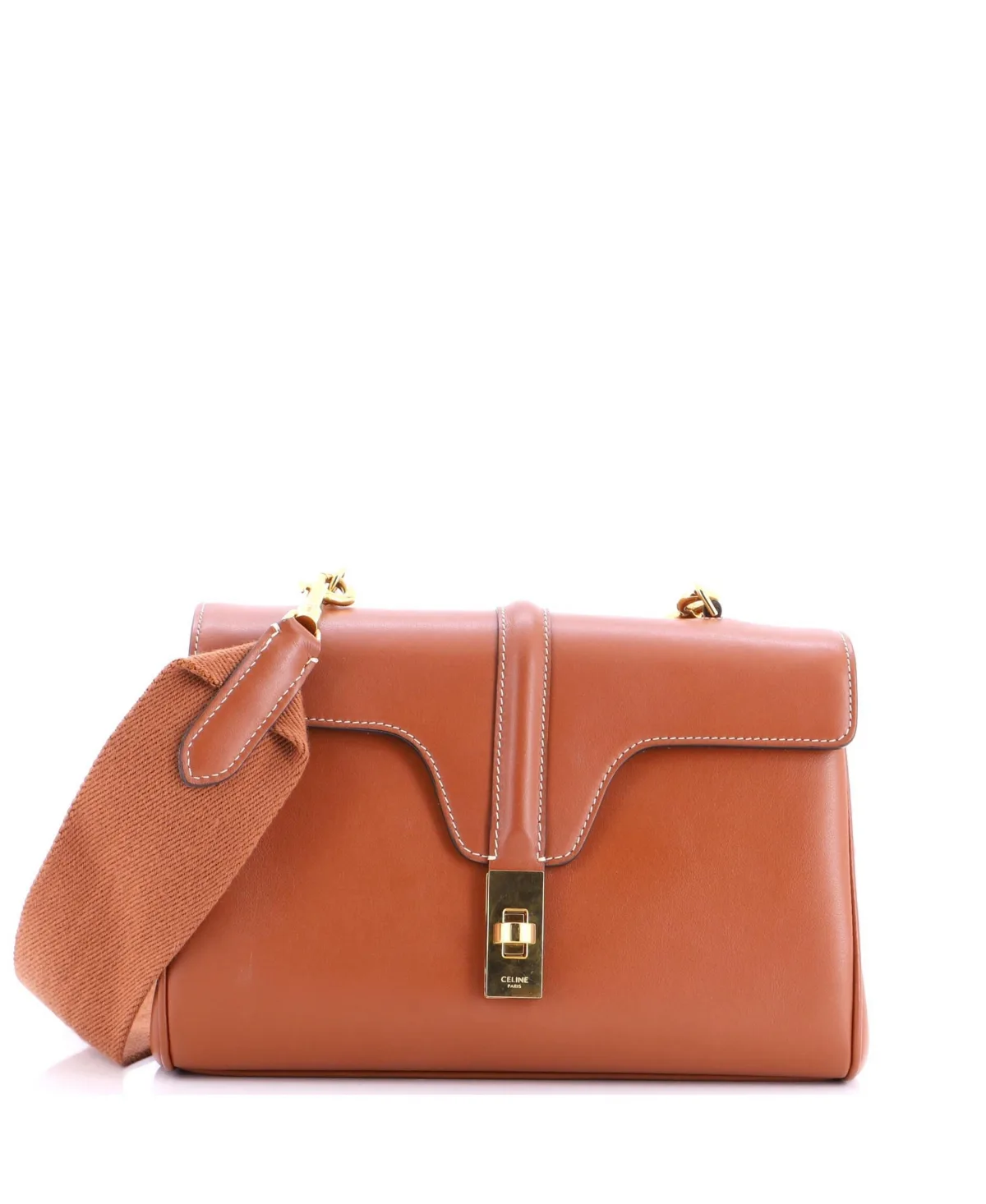 Pre-Owned Celine Teen Soft 16 Bag Smooth Calfskin by Celine