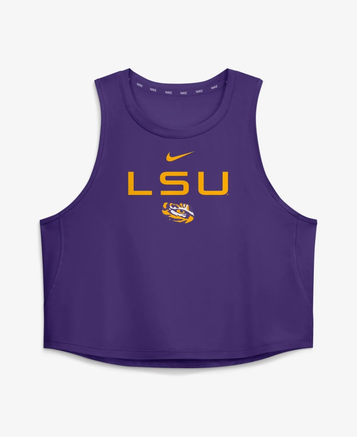Lsu Tigers One Dri-Fit Cropped Tank Top by Nike