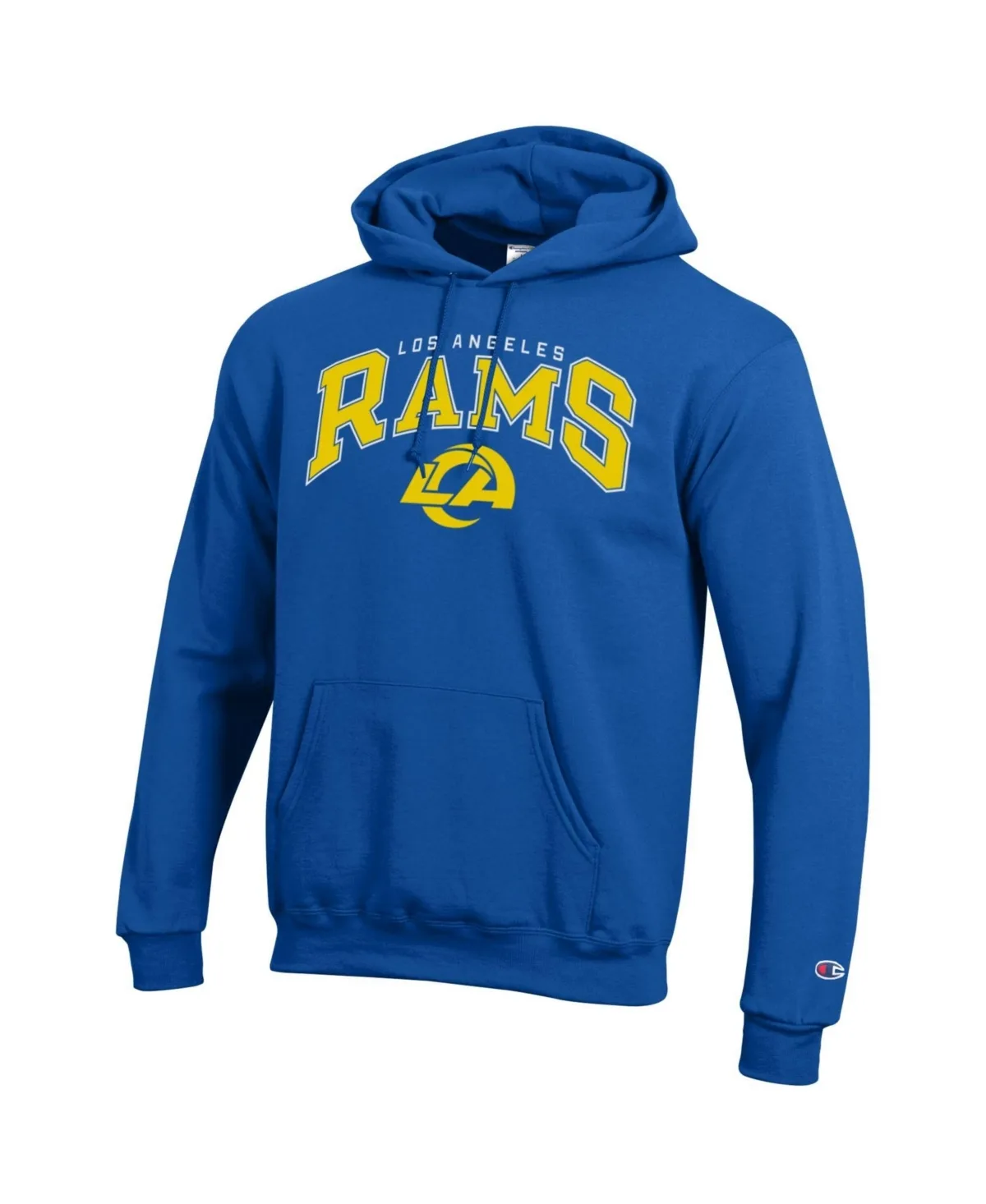 Los Angeles Rams Arch Over Logo Fleece-Lined Hoodie by Champion