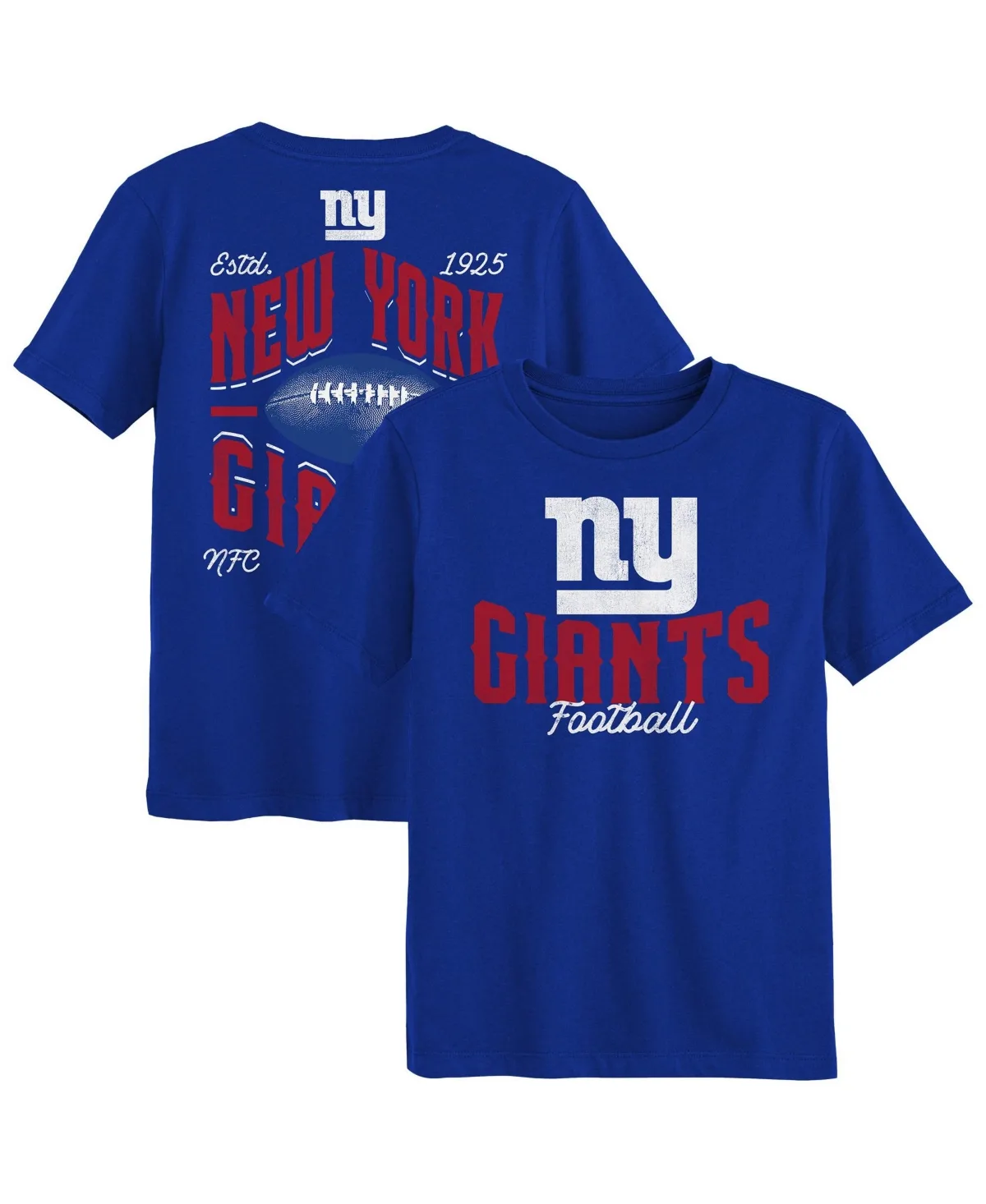 New York Giants Top Pick Graphic Crewneck T-Shirt by Outerstuff