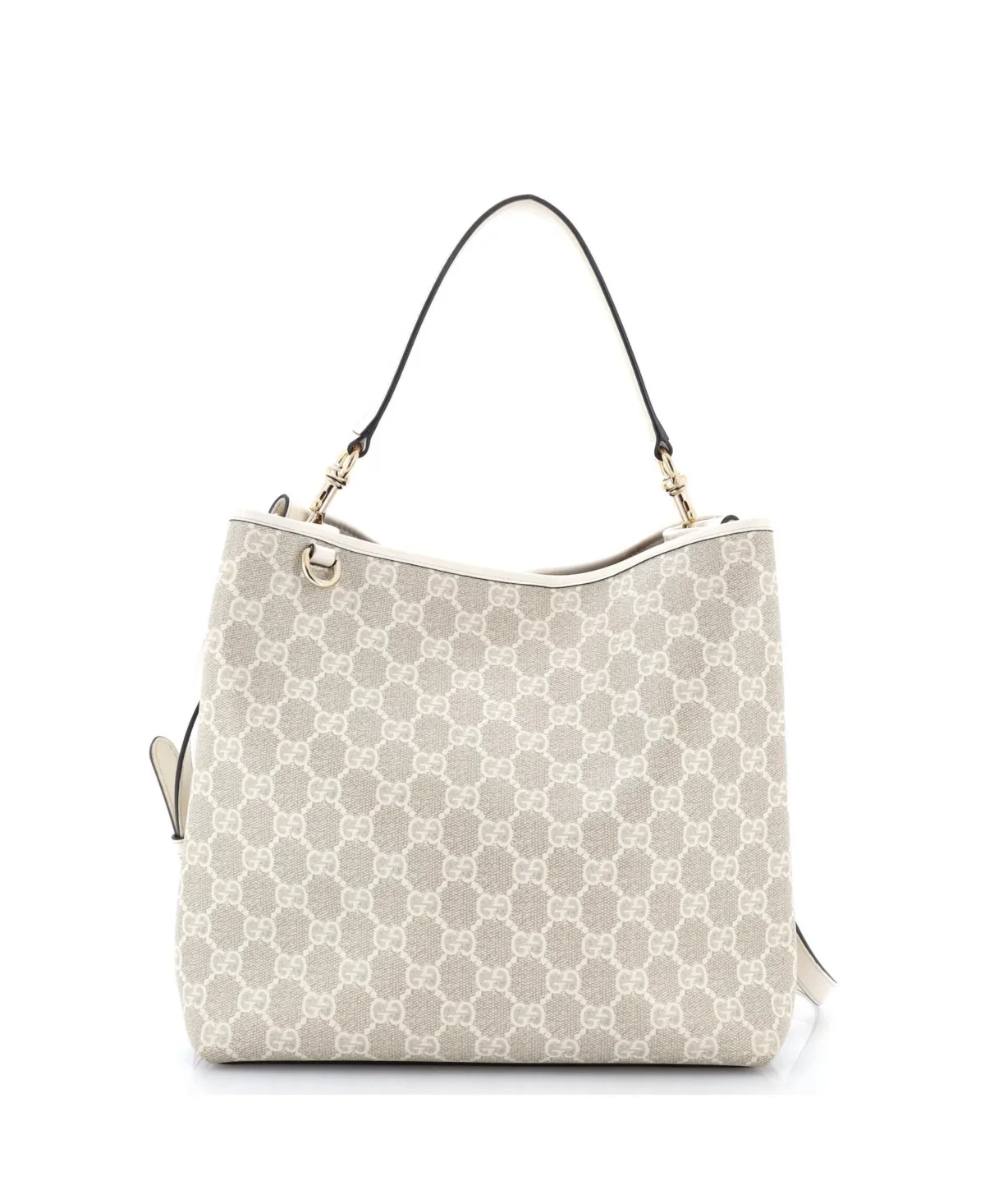 Pre-Owned Medium Gg Emblem Bucket Bag Gg Coated Canvas