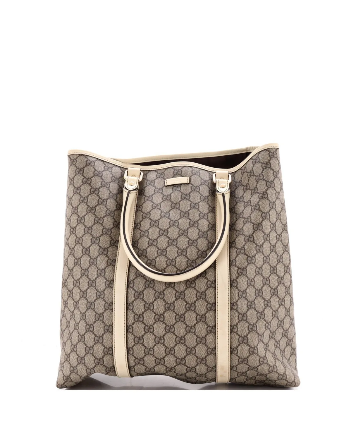 Pre-Owned Large Joy Tote Gg Coated Canvas with Leather by Gucci
