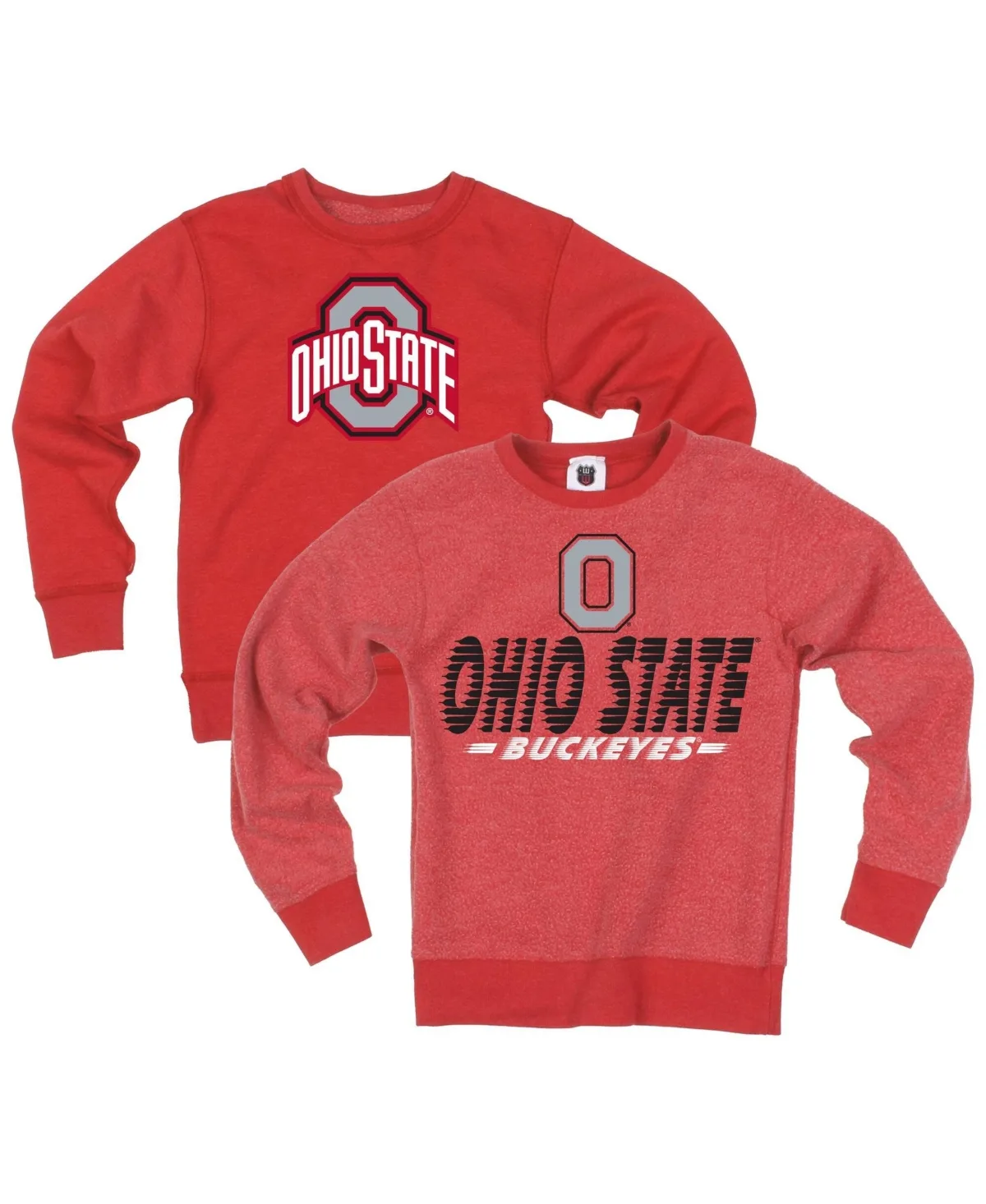 Ohio State Buckeyes Reversible Long-Sleeve Sweatshirt by Wes & Willy