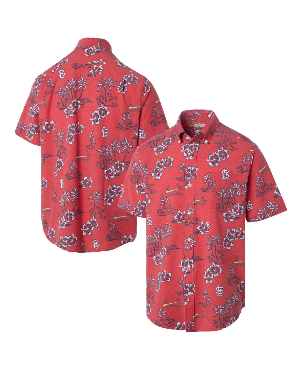 St. Louis Cardinals Kekai Hawaiian Classic-Fit Camp Shirt by Reyn Spooner