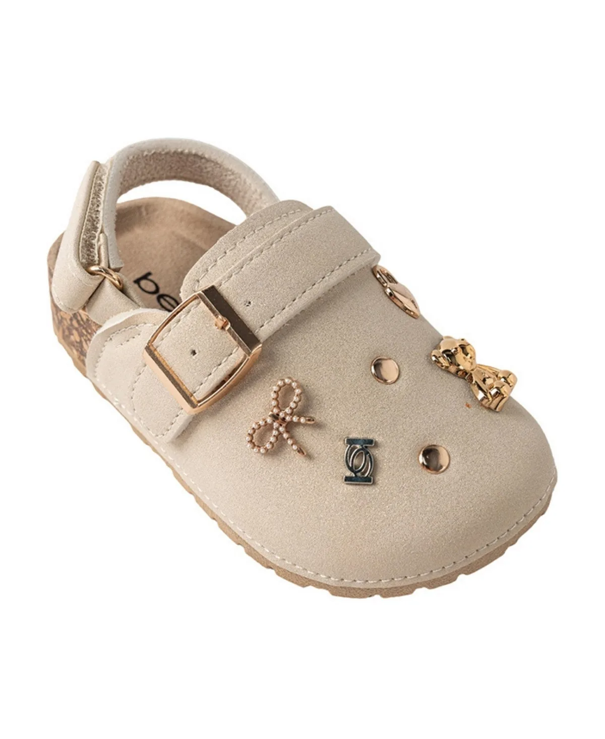 Footbed Sandal with Decorative Ornaments by bebe