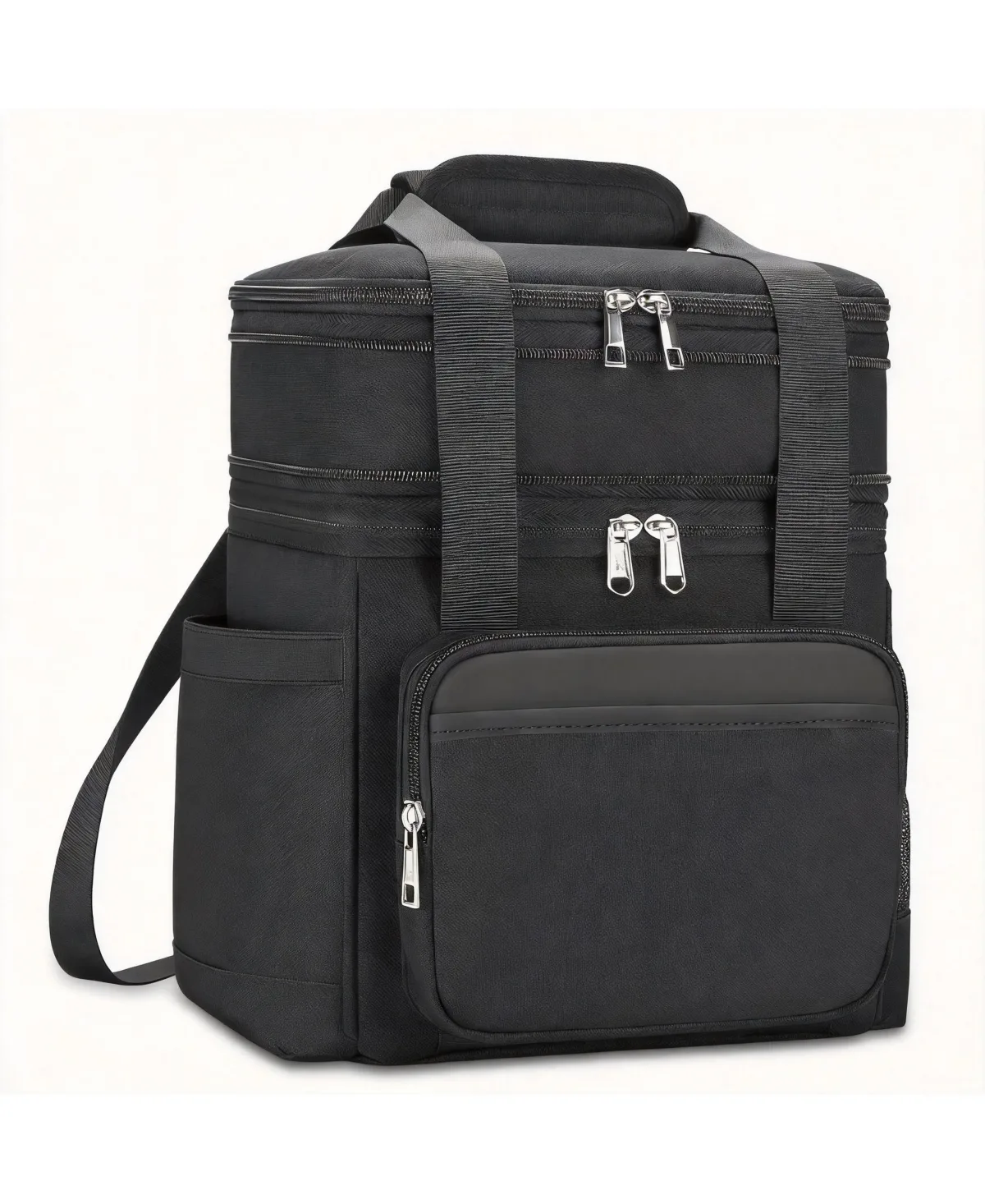 22L Camping Outdoor Picnics Lunch Bag Double Deck Soft Large