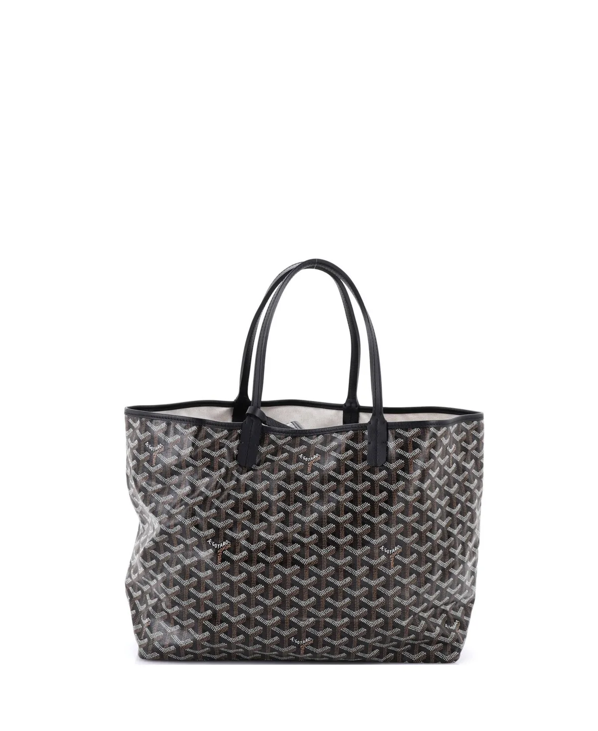 Pre-Owned Goyard Saint Louis Printed Coated Canvas Tote by Pre Owned Goyard