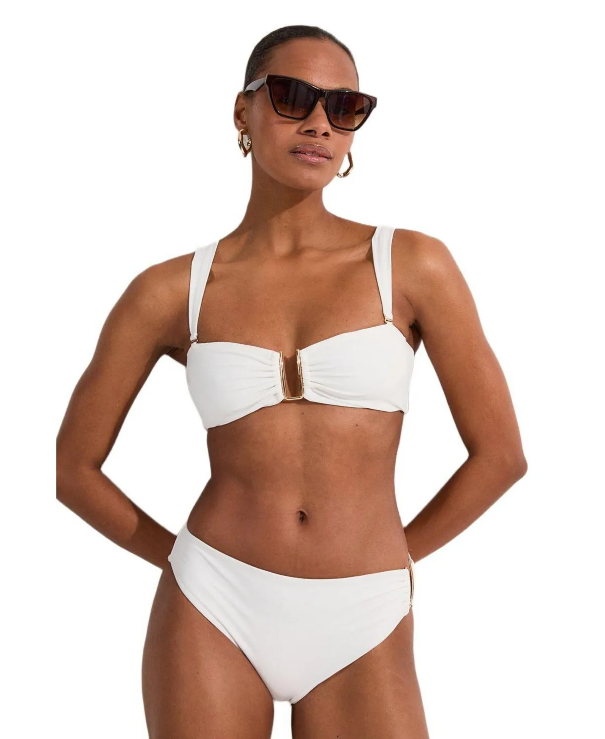 Bikini Bottoms with Trim by Karen Millen