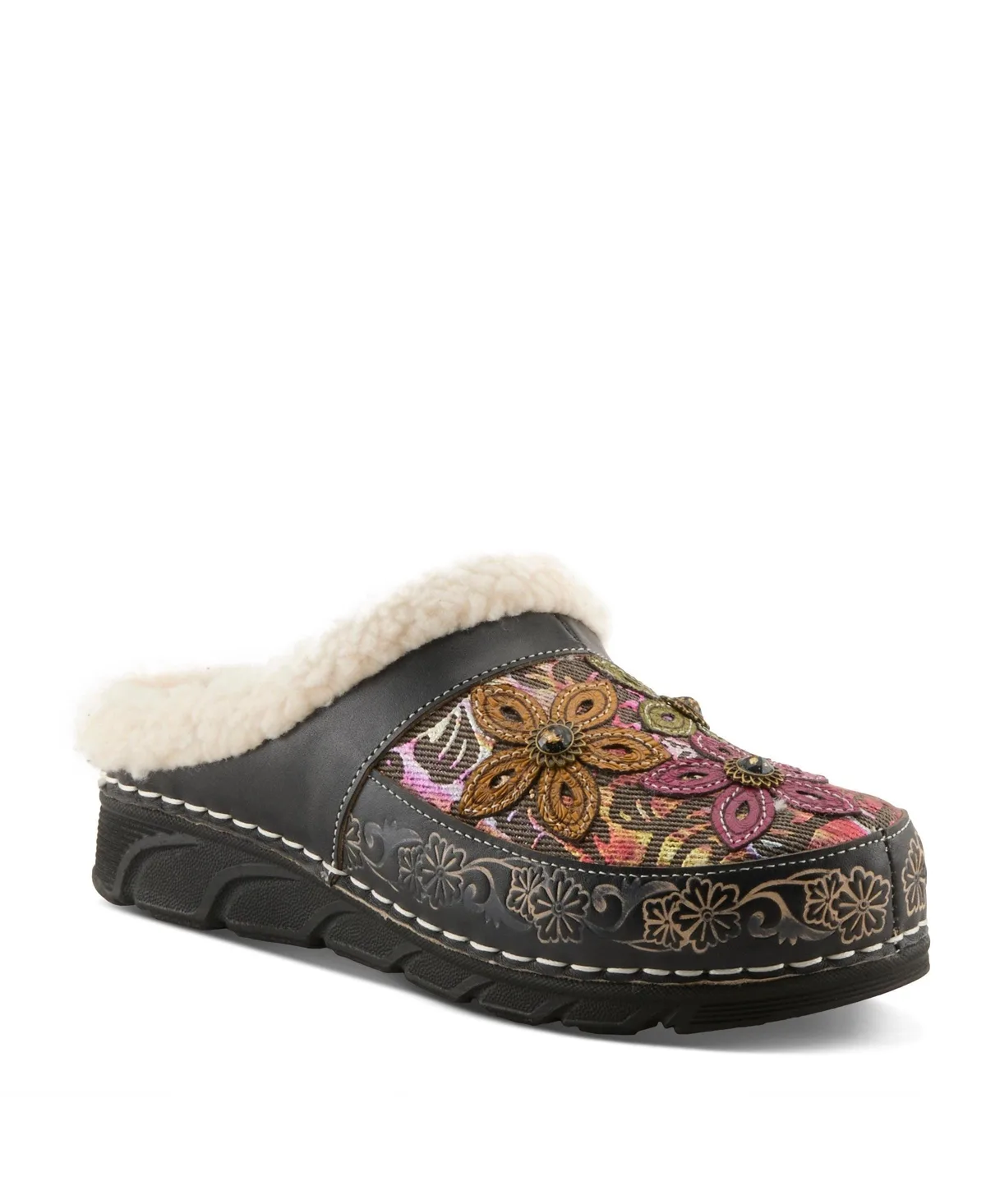 Honestela Open Back Clog with Tapestry by Lartiste