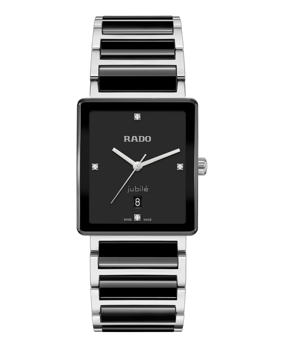 Swiss Quartz Integral Diamond Two-Tone Stainless Steel Watch 31.5mm