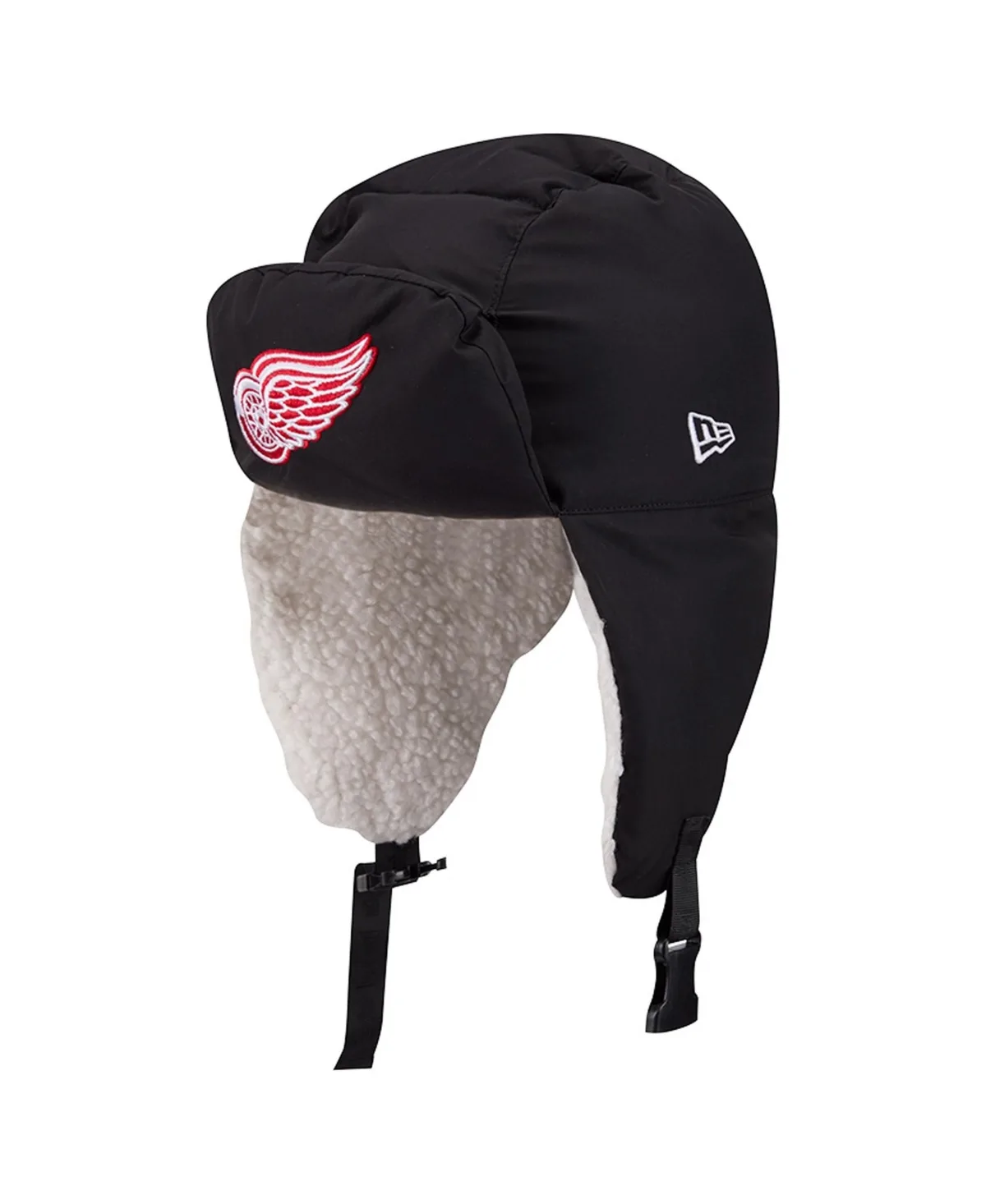 New Era x Alpha Industries Detroit Red Wings Puffer-Quilted Trapper Hat by New Era