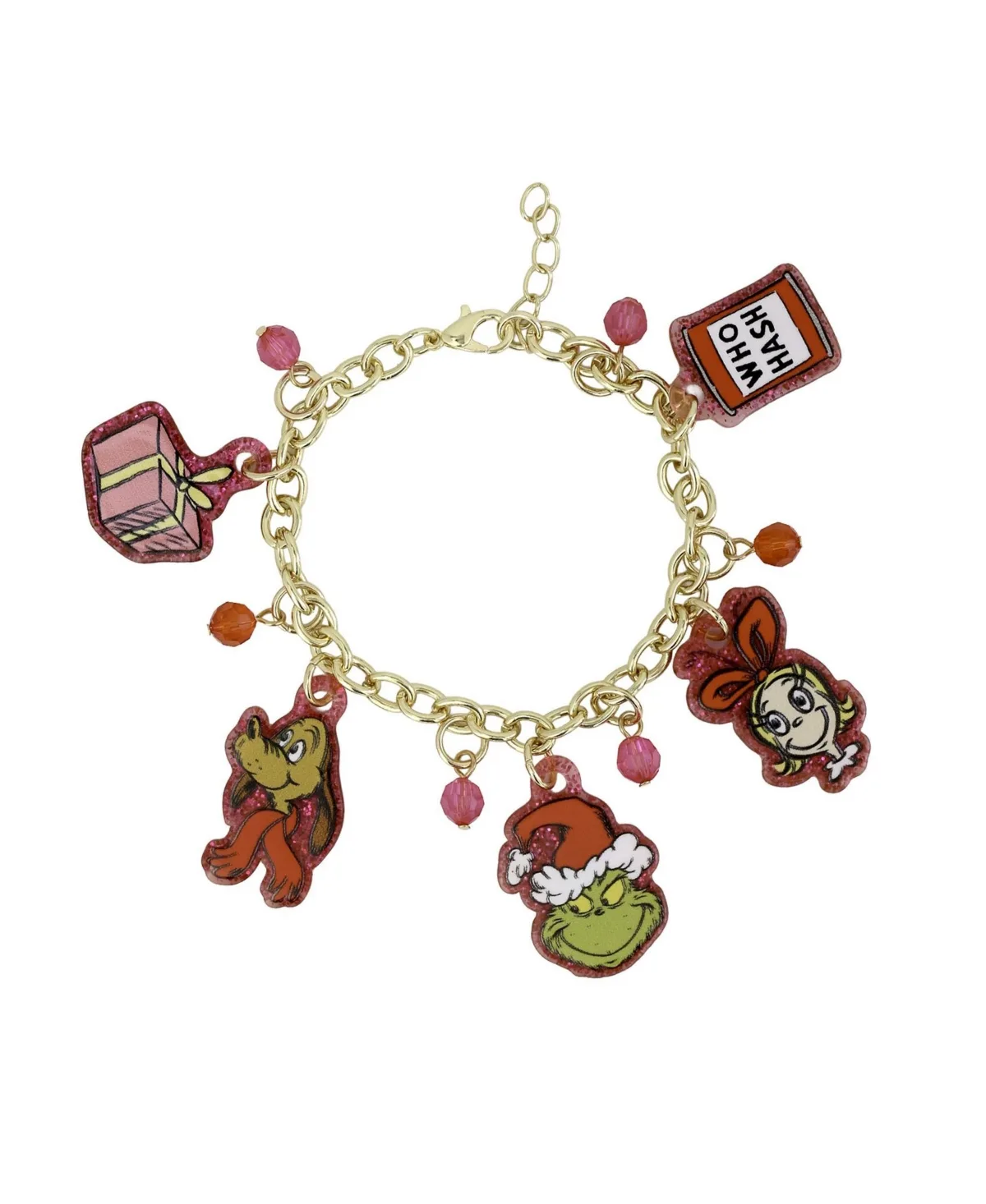 The Grinch Dangle Charm Bracelet by Dr Seuss