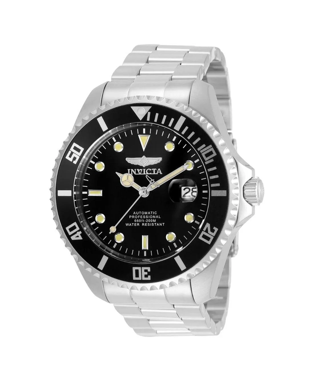 Automatic Pro Diver 3 Hand Stainless Steel Watch, 47mm