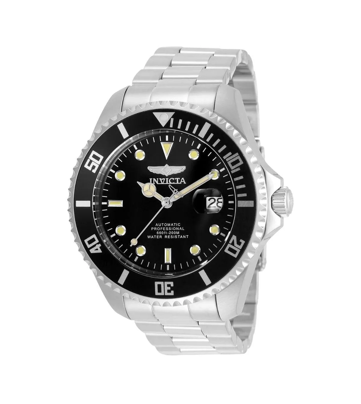 Automatic Pro Diver 3 Hand Stainless Steel Watch, 47mm