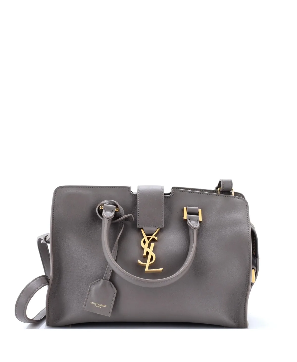 Pre-Owned Saint Laurent Baby Monogram Cabas Leather by Saint Laurent