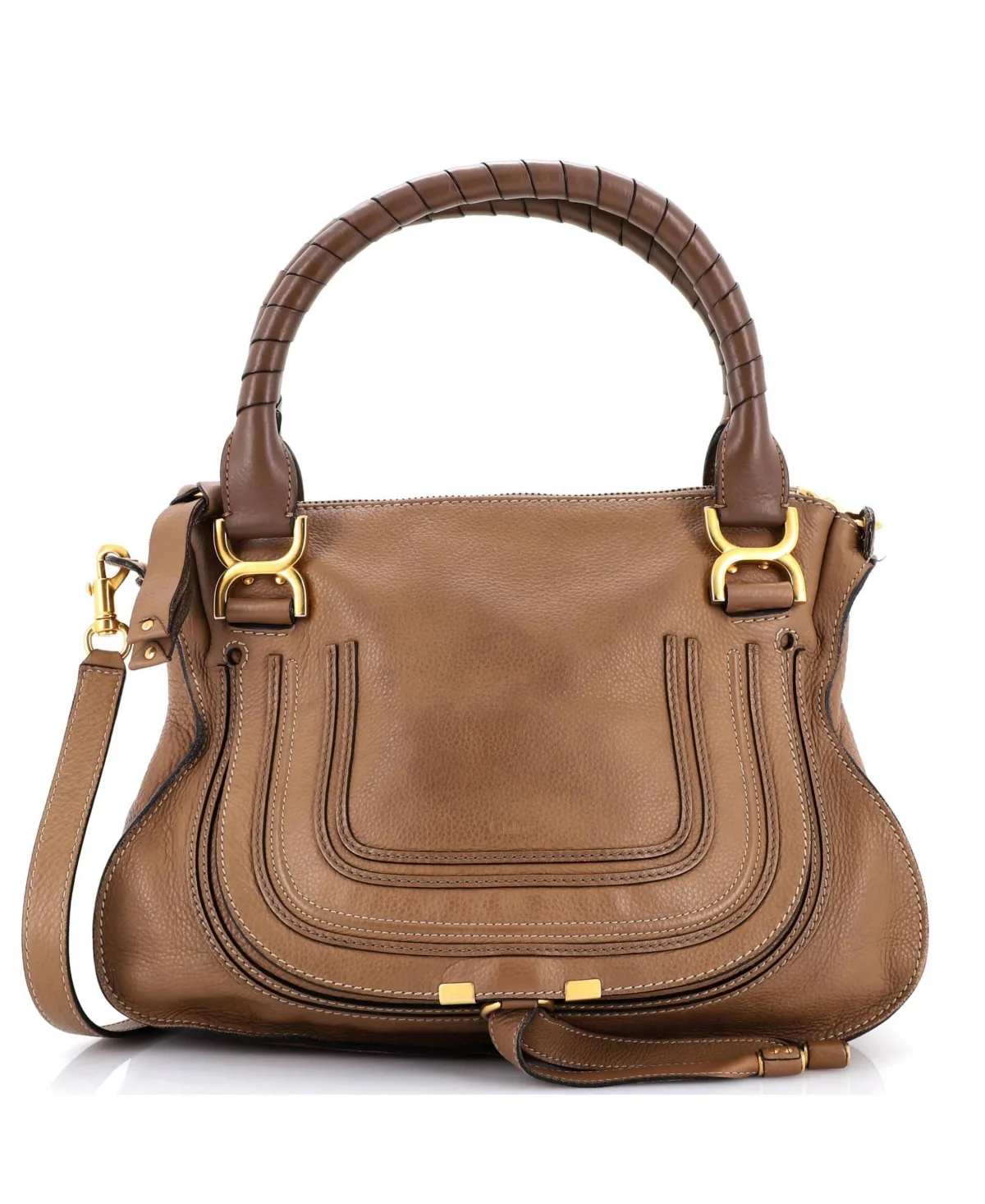 Pre-Owned Chloe Marcie Medium Leather Satchel by Chloé