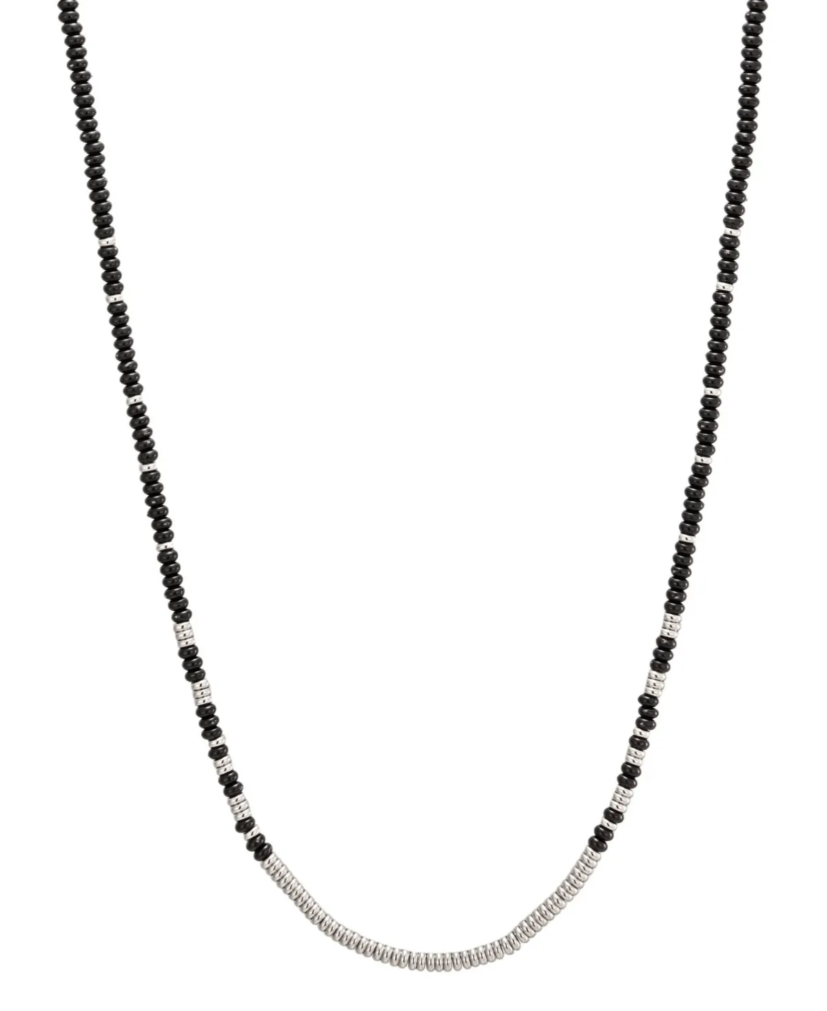 Silver-Tone Beaded Glass Necklace by Adornia