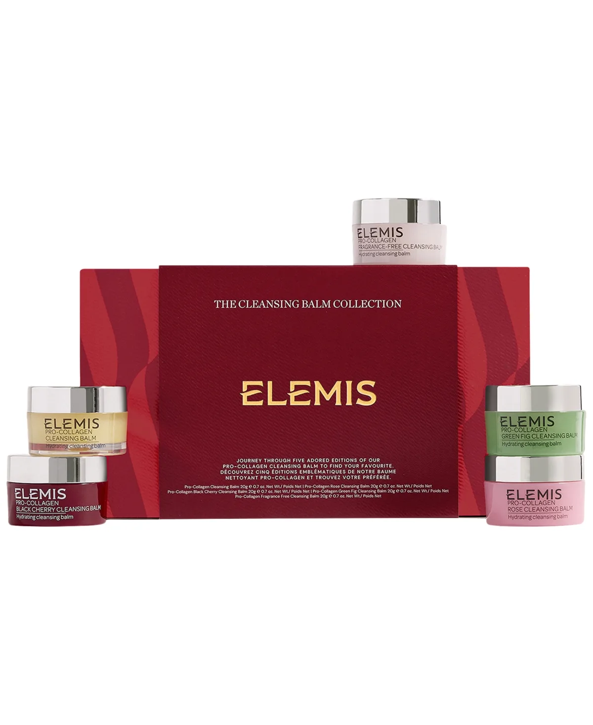 6-Piece Pro-Collagen Cleansing Balm Collection Gift Set by Elemis
