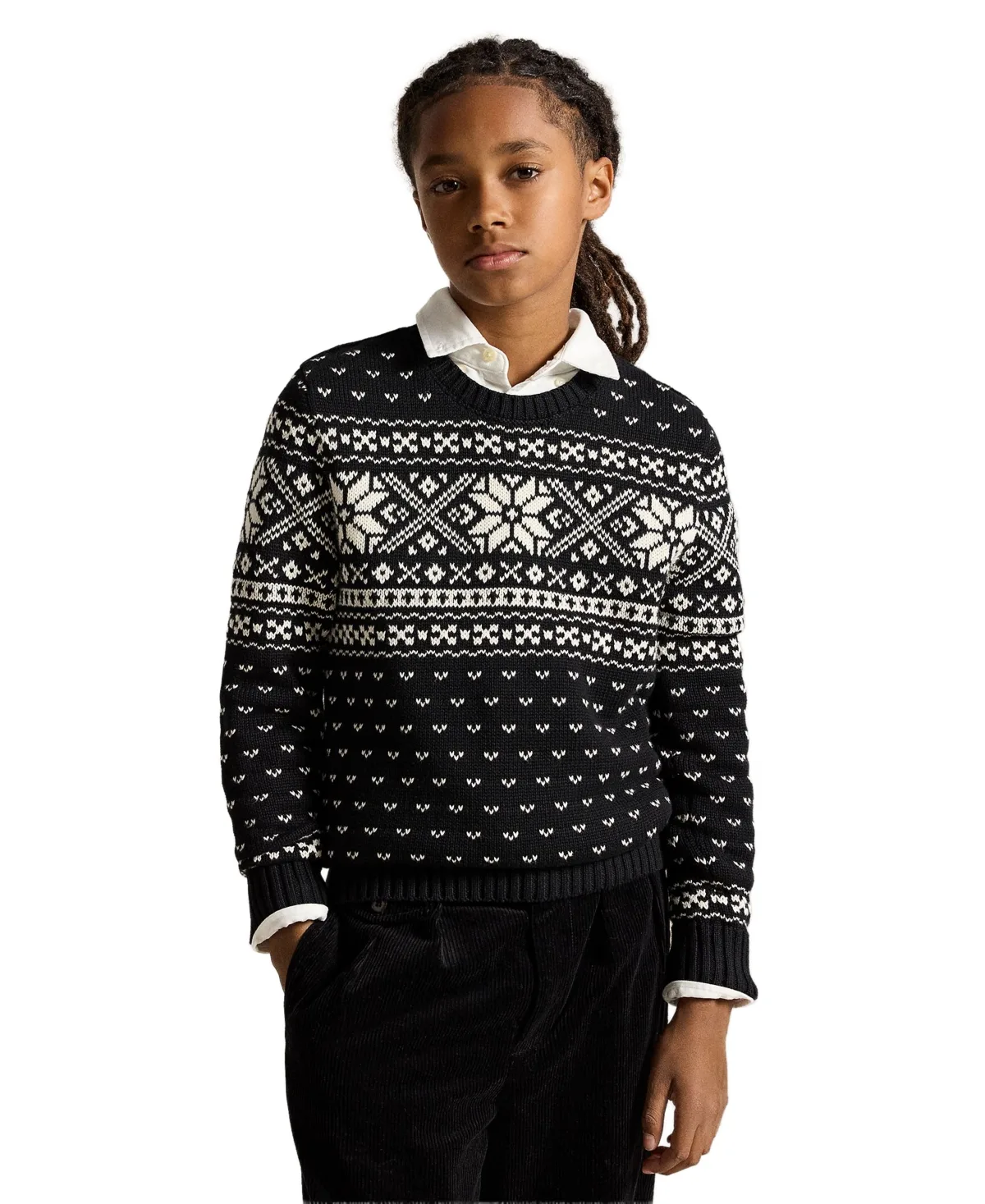 Snowflake Intarsia-Knit Sweater by Polo Ralph Lauren