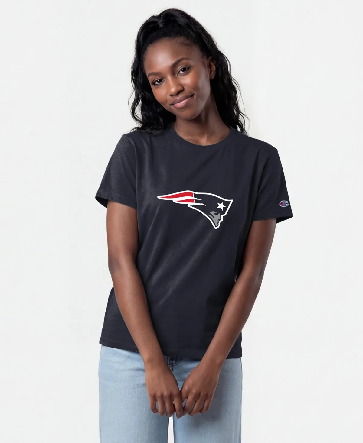 New England Patriots Logo T-Shirt by Champion