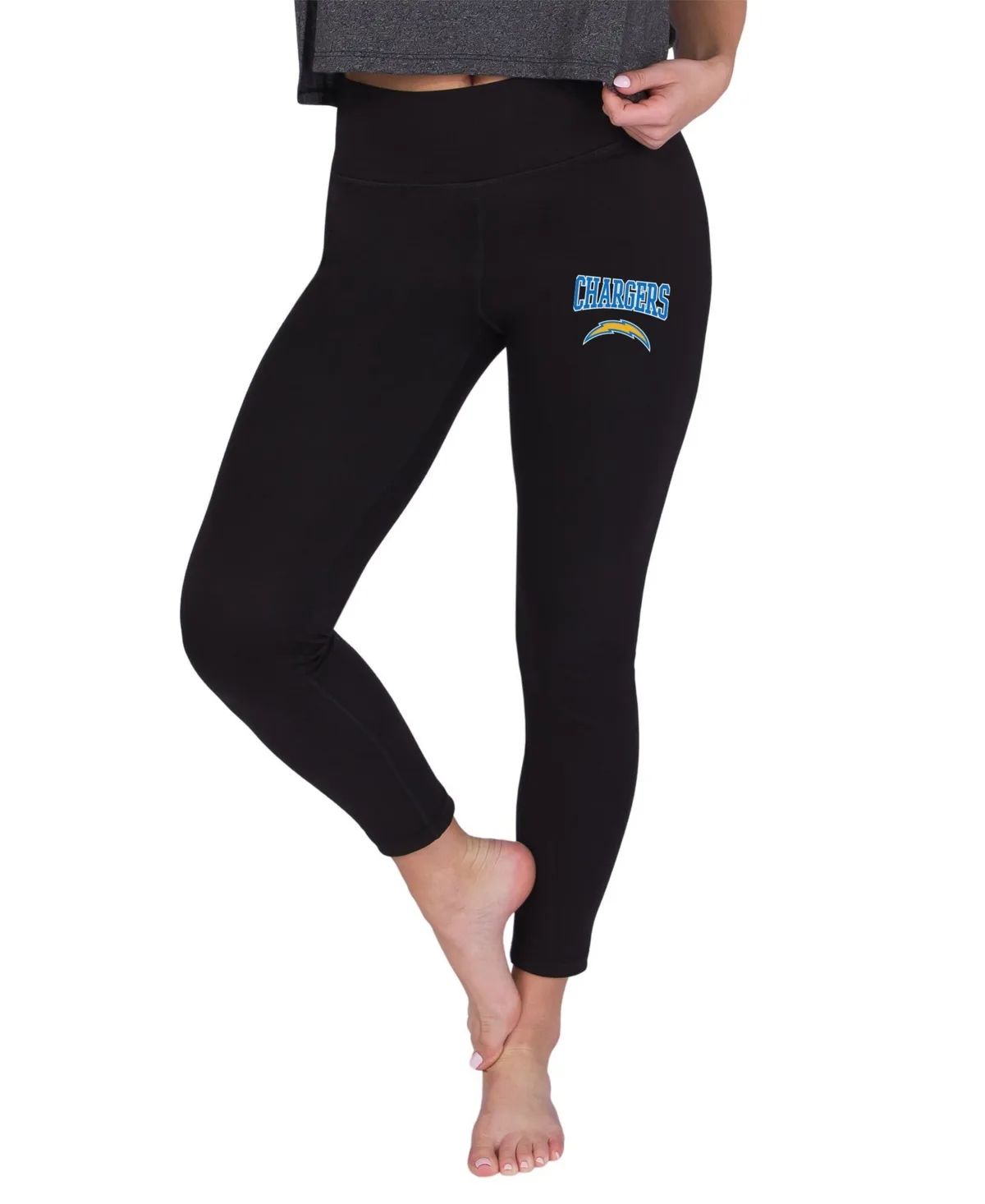 Los Angeles Chargers Sentry Knit Stretch-Fit Leggings by Concepts Sport