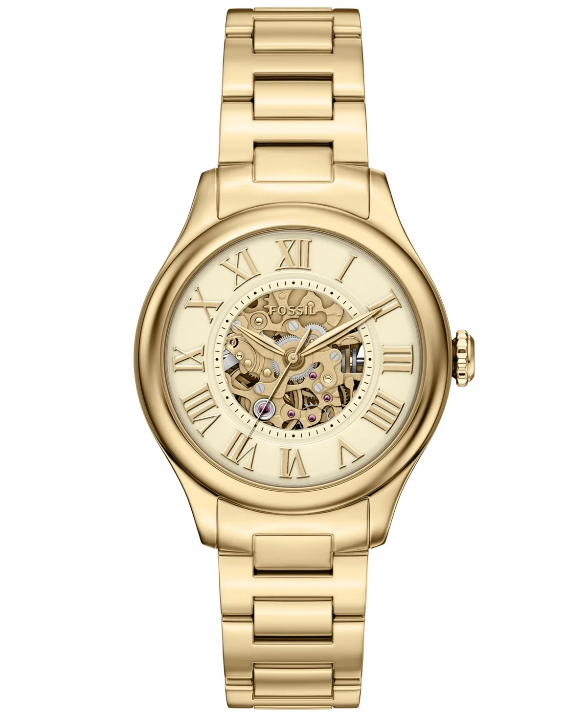Automatic Water-Resistant Gold Stainless Steel Bracelet Watch, 36mm by Fossil