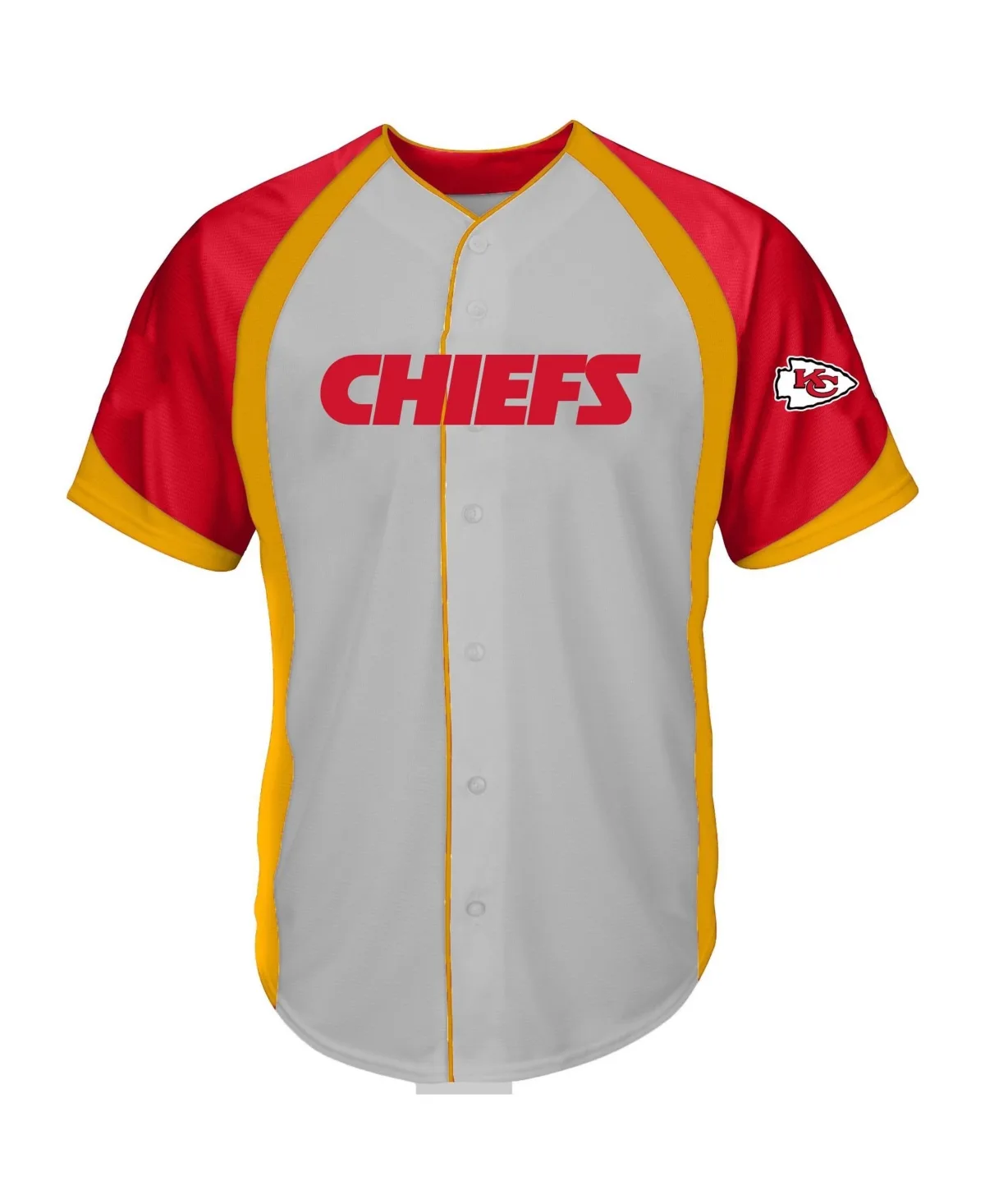 Kansas City Chiefs Raglan Embroidered Jersey by Fanatics