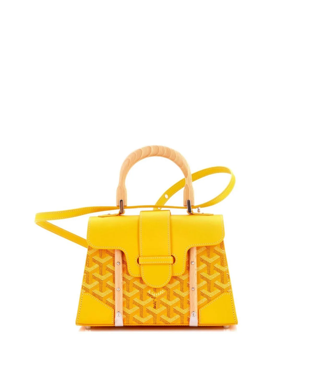Goyard Saigon Structured Mini Crossbody Handbag by Pre Owned Goyard