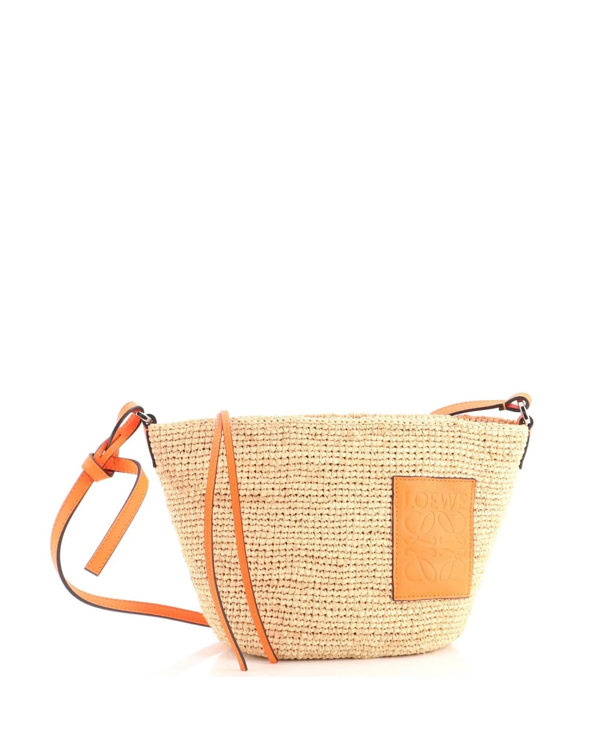 Pre-Owned Loewe Pochette Woven Raffia by LOEWE