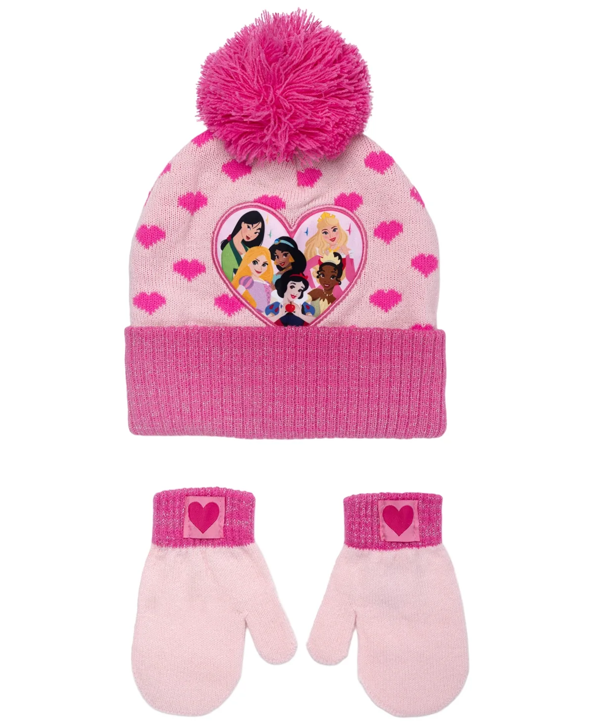 Princess Beanie Hat and Mitten, 2-Piece Set by Disney