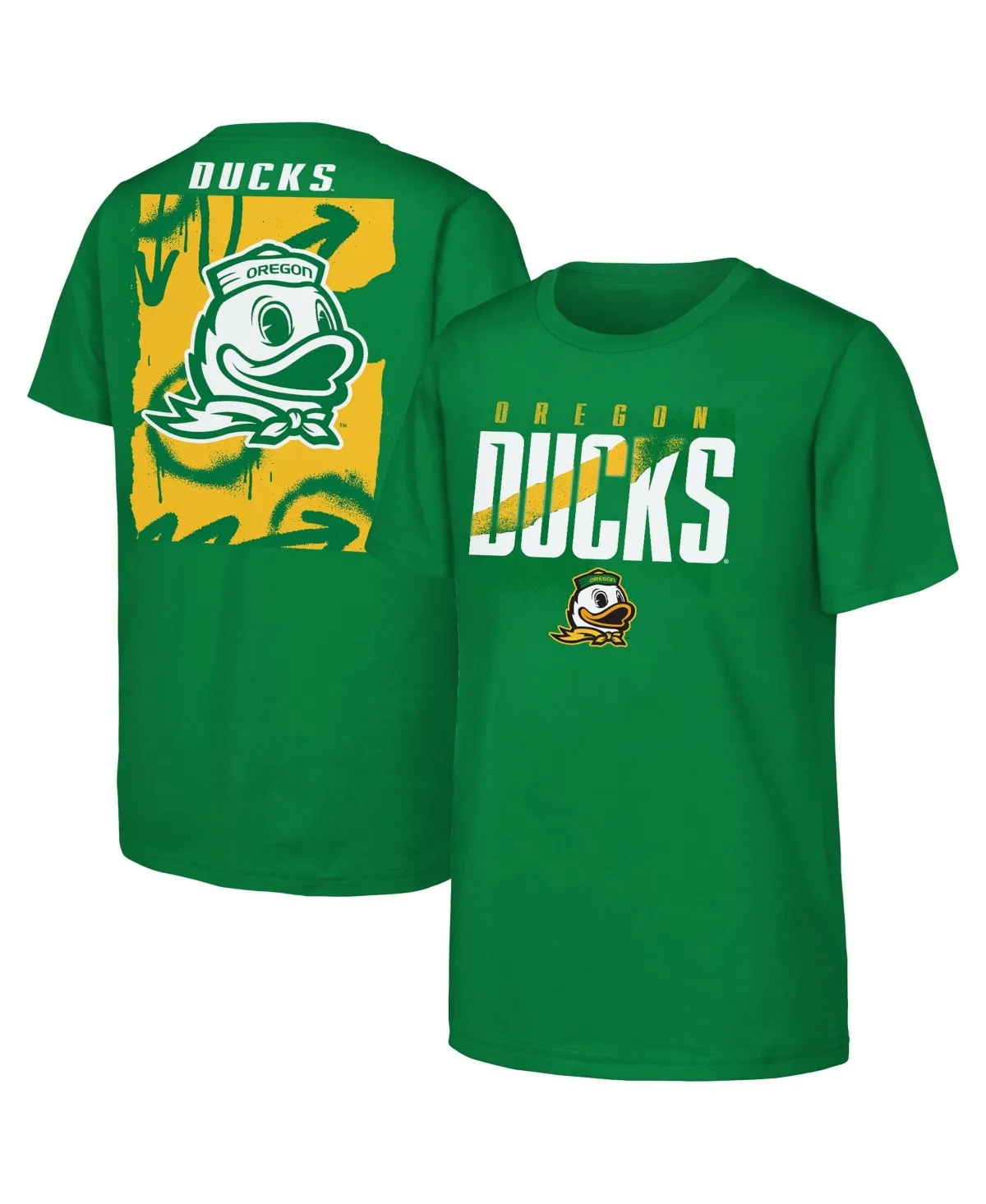 Oregon Ducks Cut Through Crewneck Short-Sleeve T-Shirt by Outerstuff