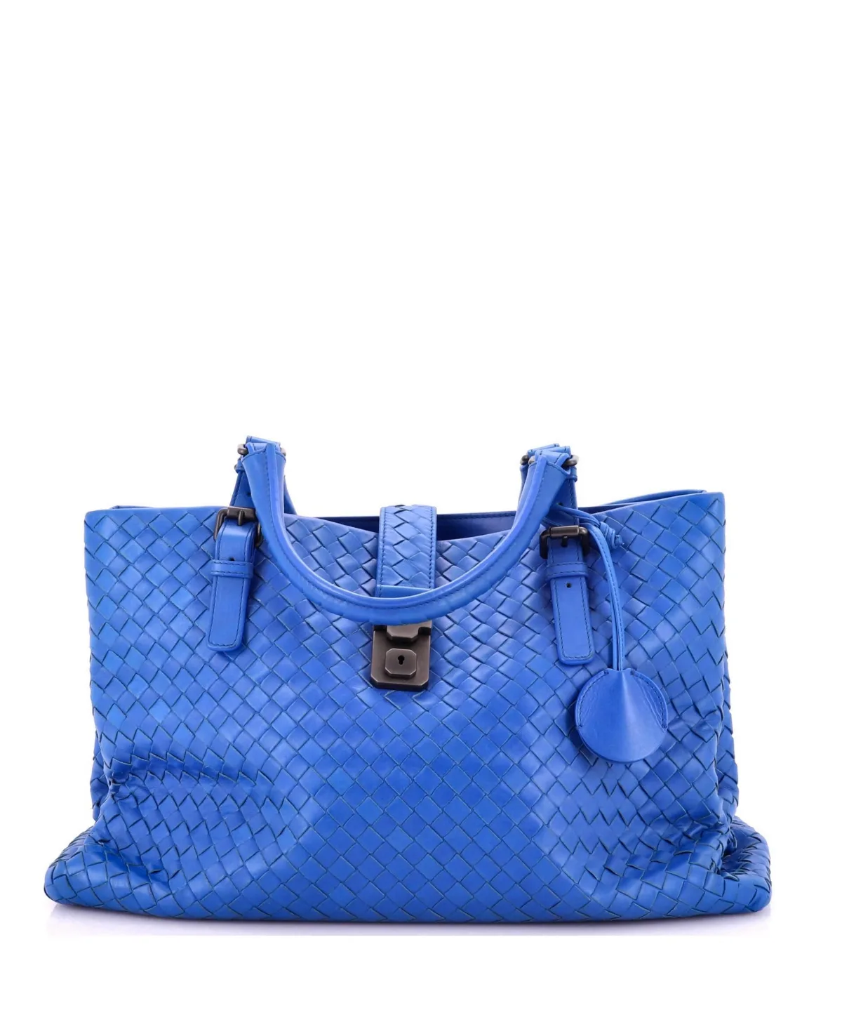Pre-Owned Bottega Veneta Medium Roma Bag Intrecciato Nappa by Bottega Veneta
