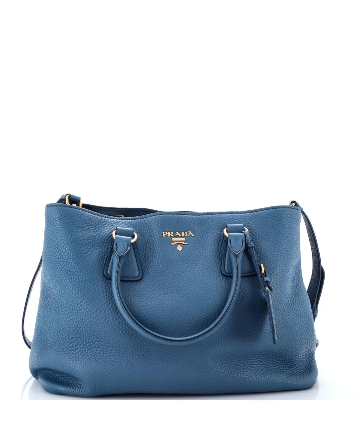Pre-Owned Medium Convertible Shopping Tote Vitello Daino by Prada