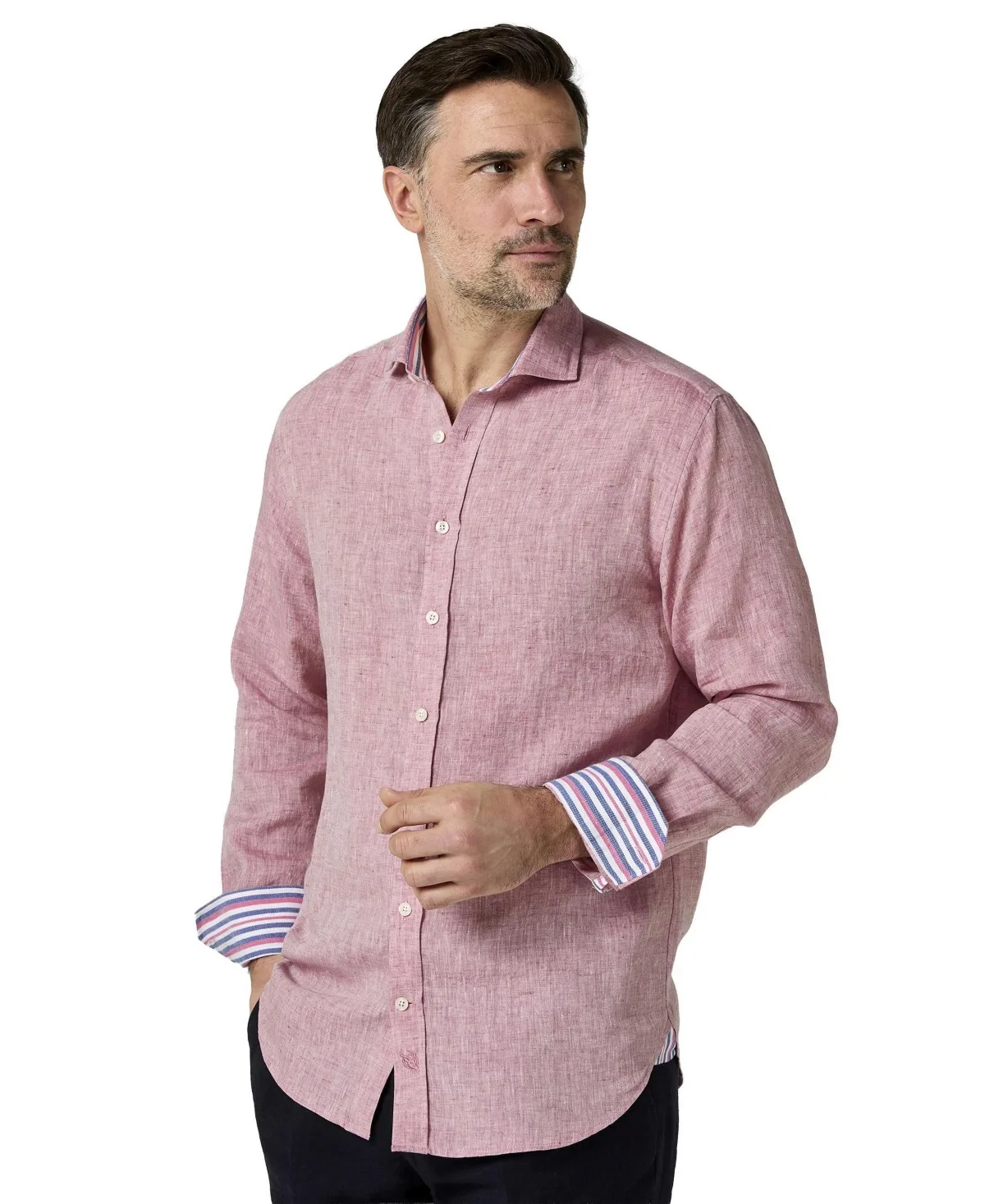 Classic Linen Long Sleeve Shirt by Koy Clothing