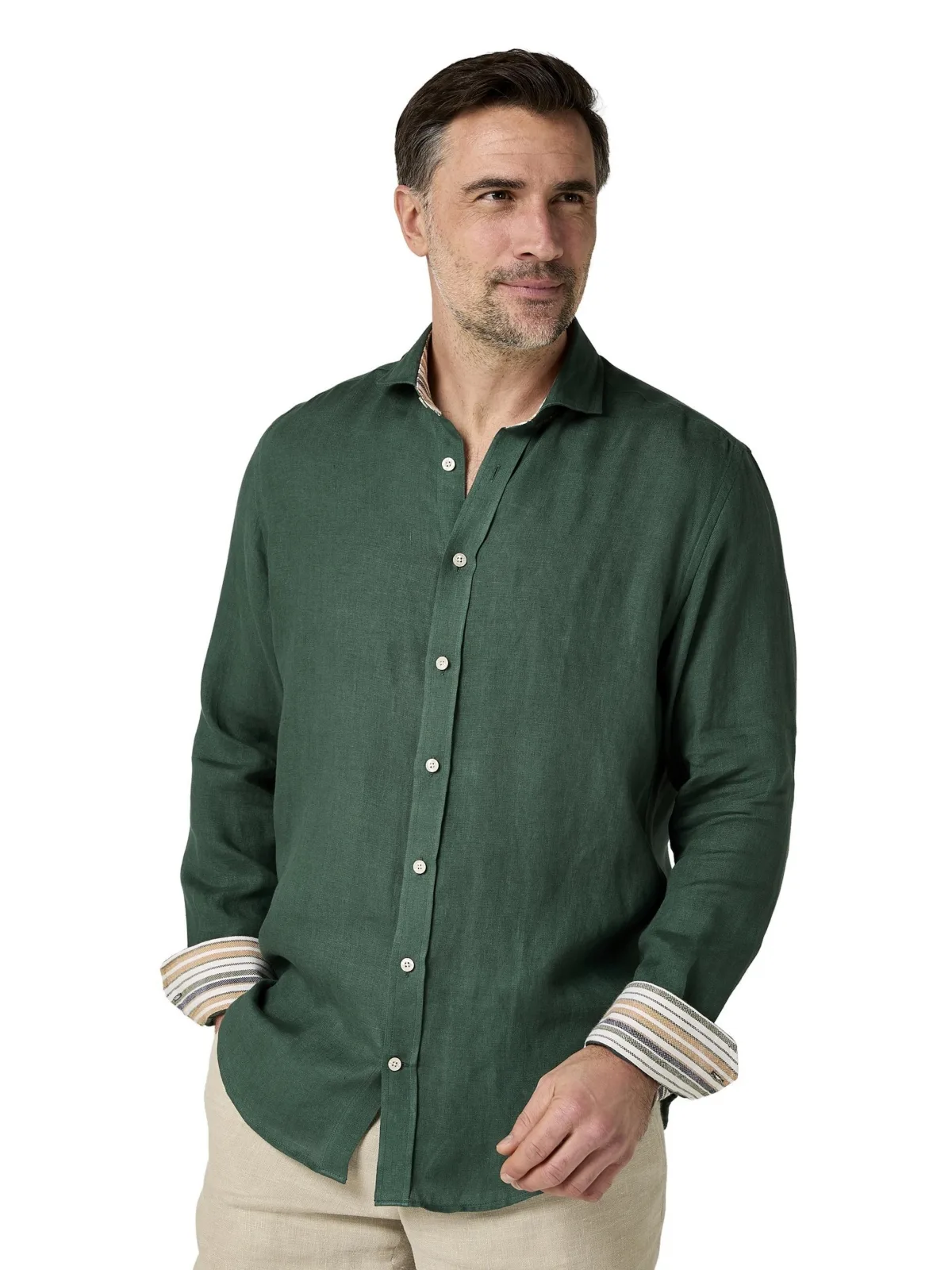 Classic Linen Long Sleeve Shirt by Koy Clothing