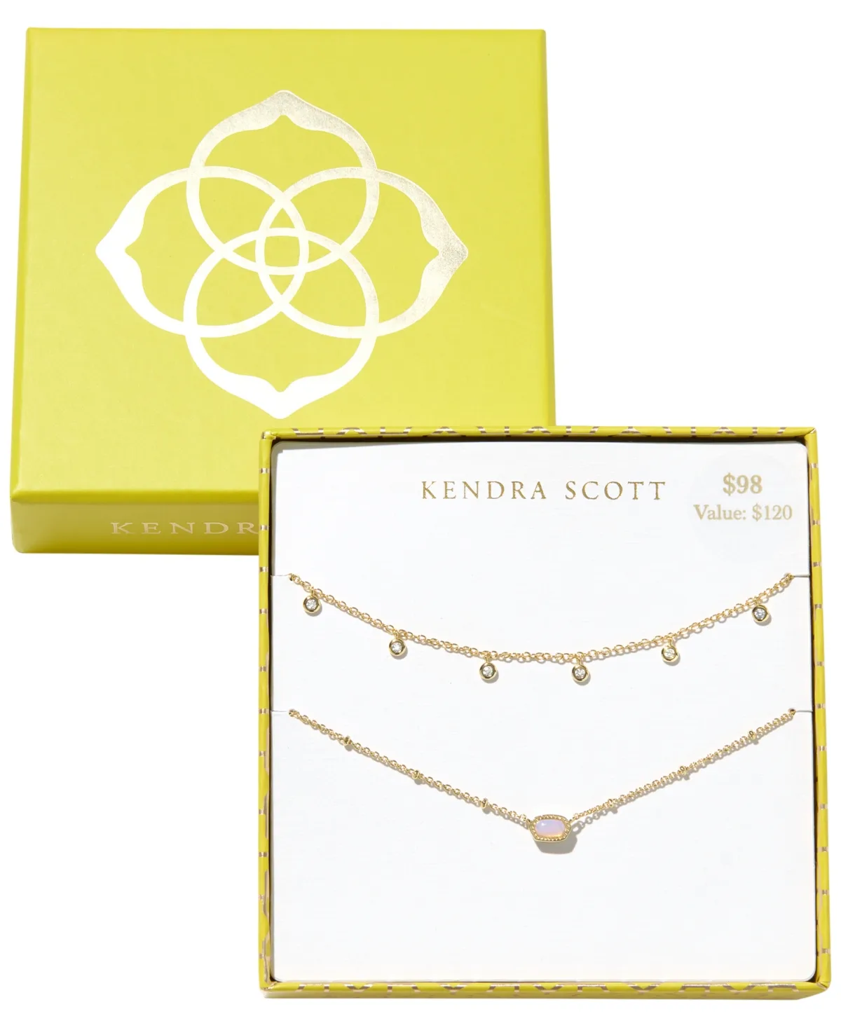 Crystal Mini Elisa and Amelia Necklaces, 2-Piece Set by Kendra Scott