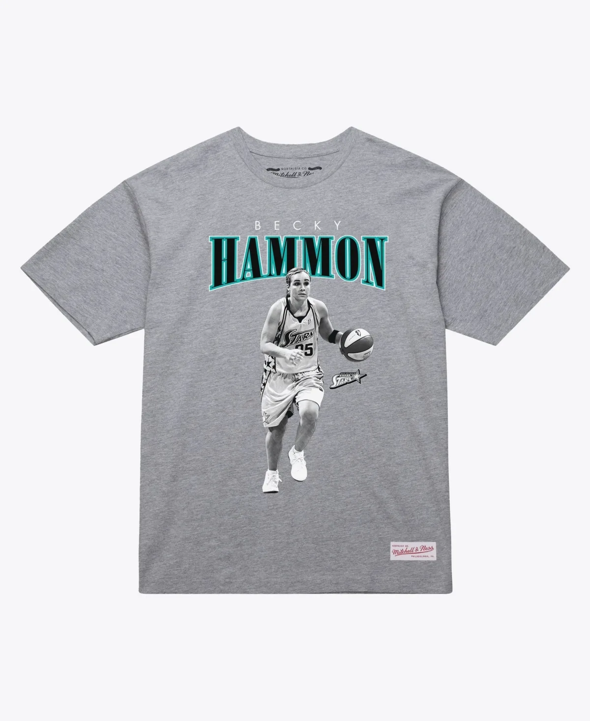 Becky Hammon San Antonio Stars Player Boyfriend Court Origins T-Shirt by Mitchell & Ness