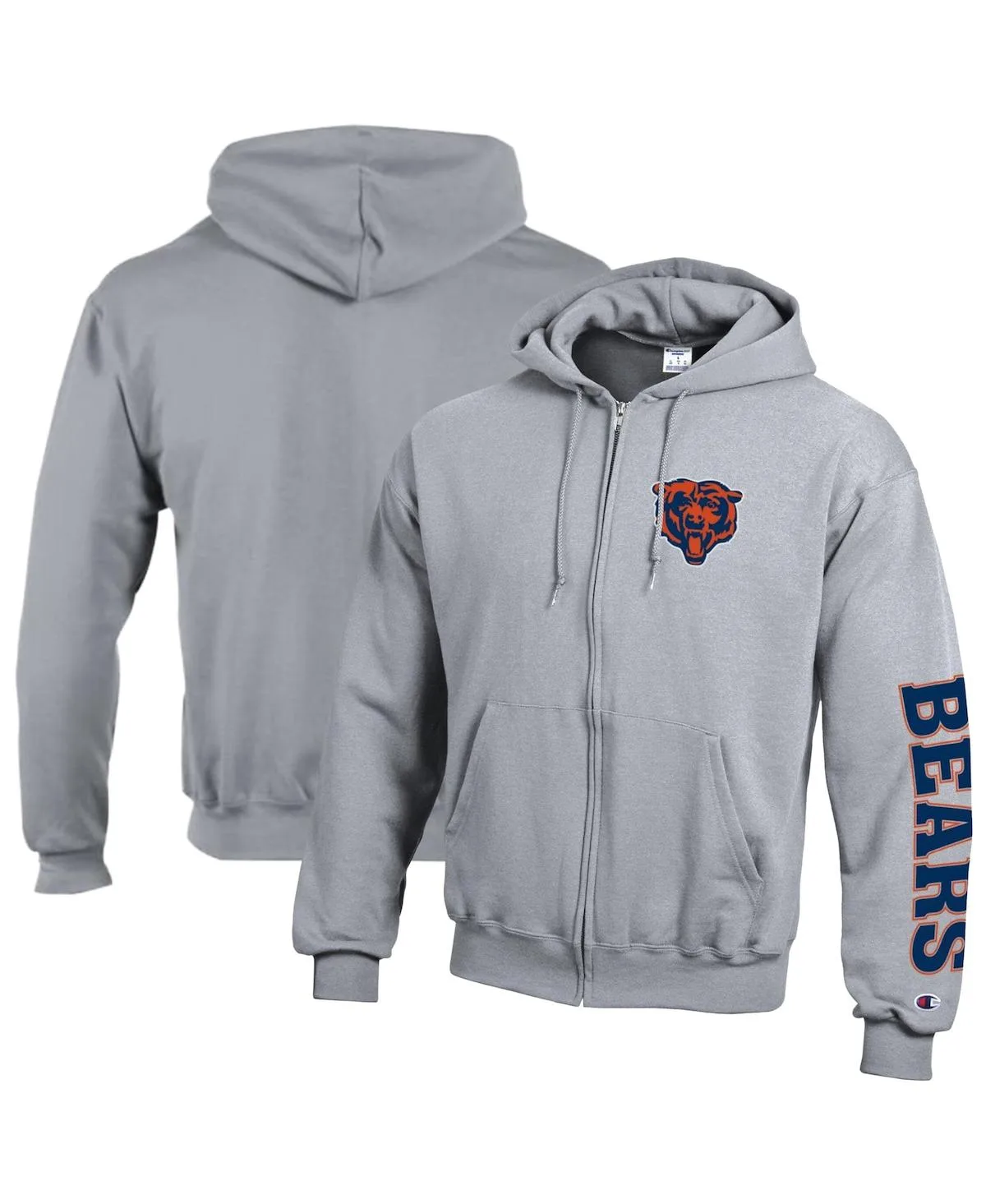 Chicago Bears Powerblend Fleece Full-Zip Hoodie