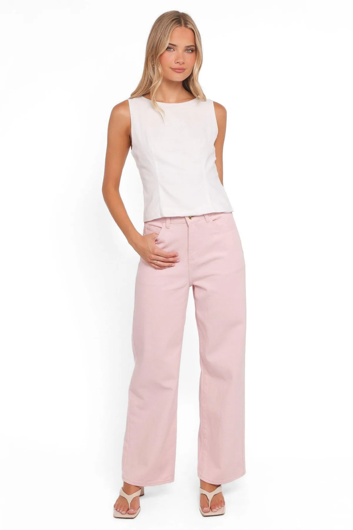 Ailis Wide Leg Jean by Petal and Pup