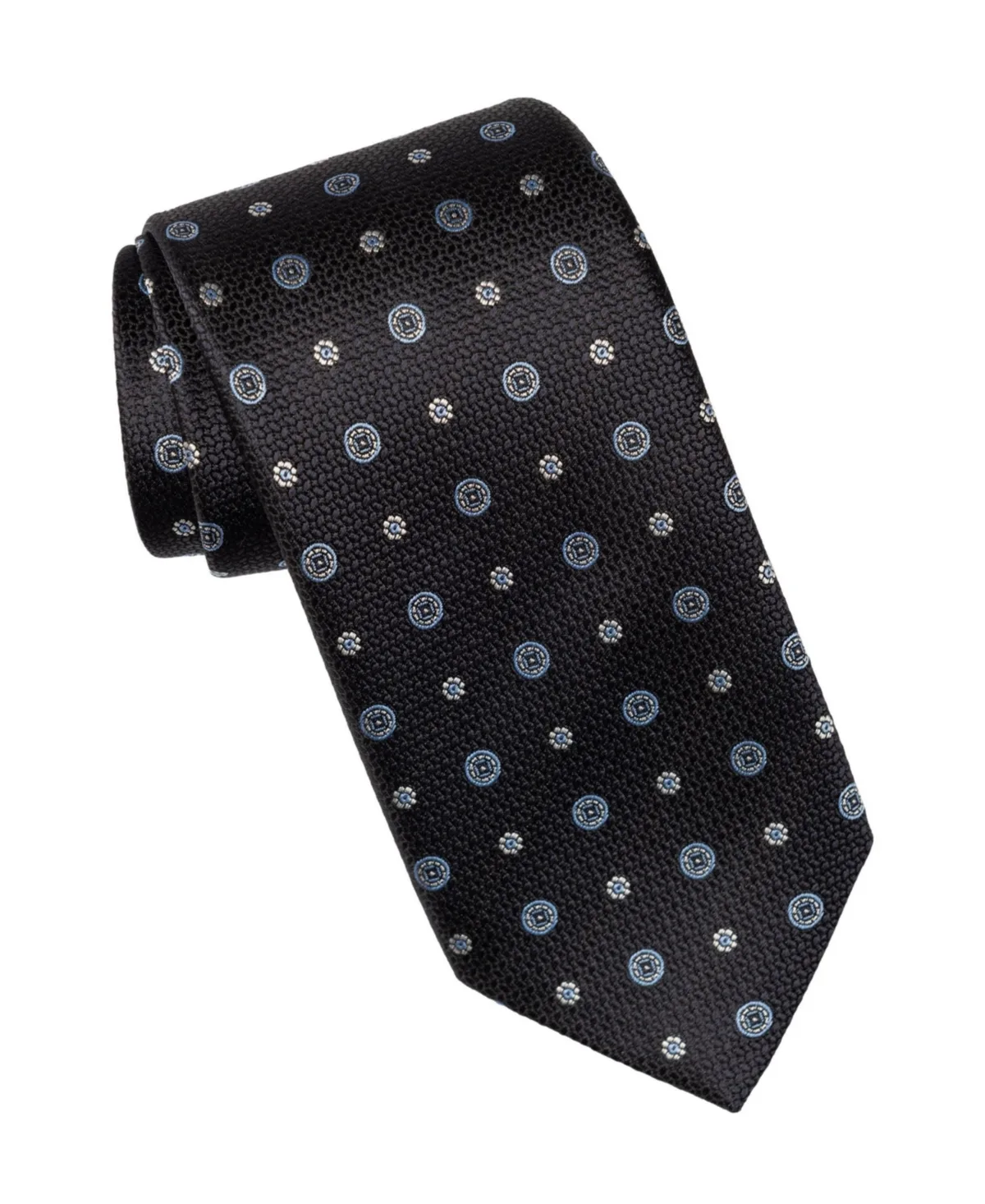 Benelli Silk Jacquard Medallion Pattern Tie by Elizabetta