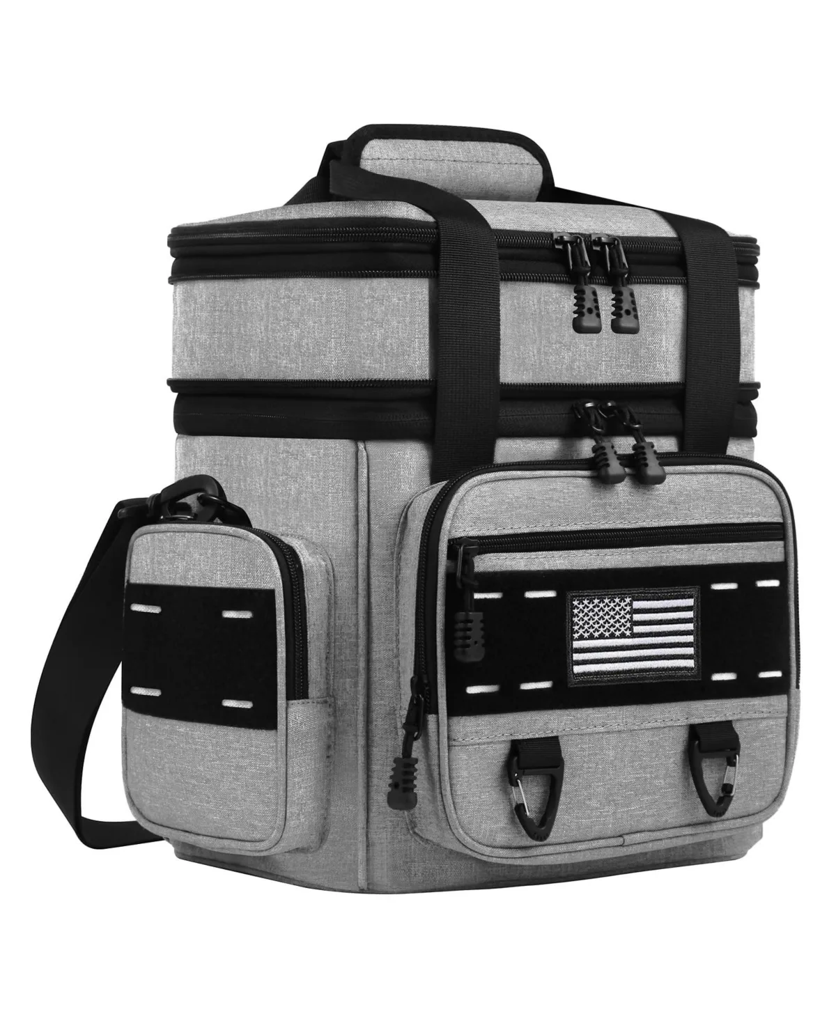 15L Lunch Box Double Deck Heavy Duty Cooler Bag Camping Outdoor Picnics by Aofar