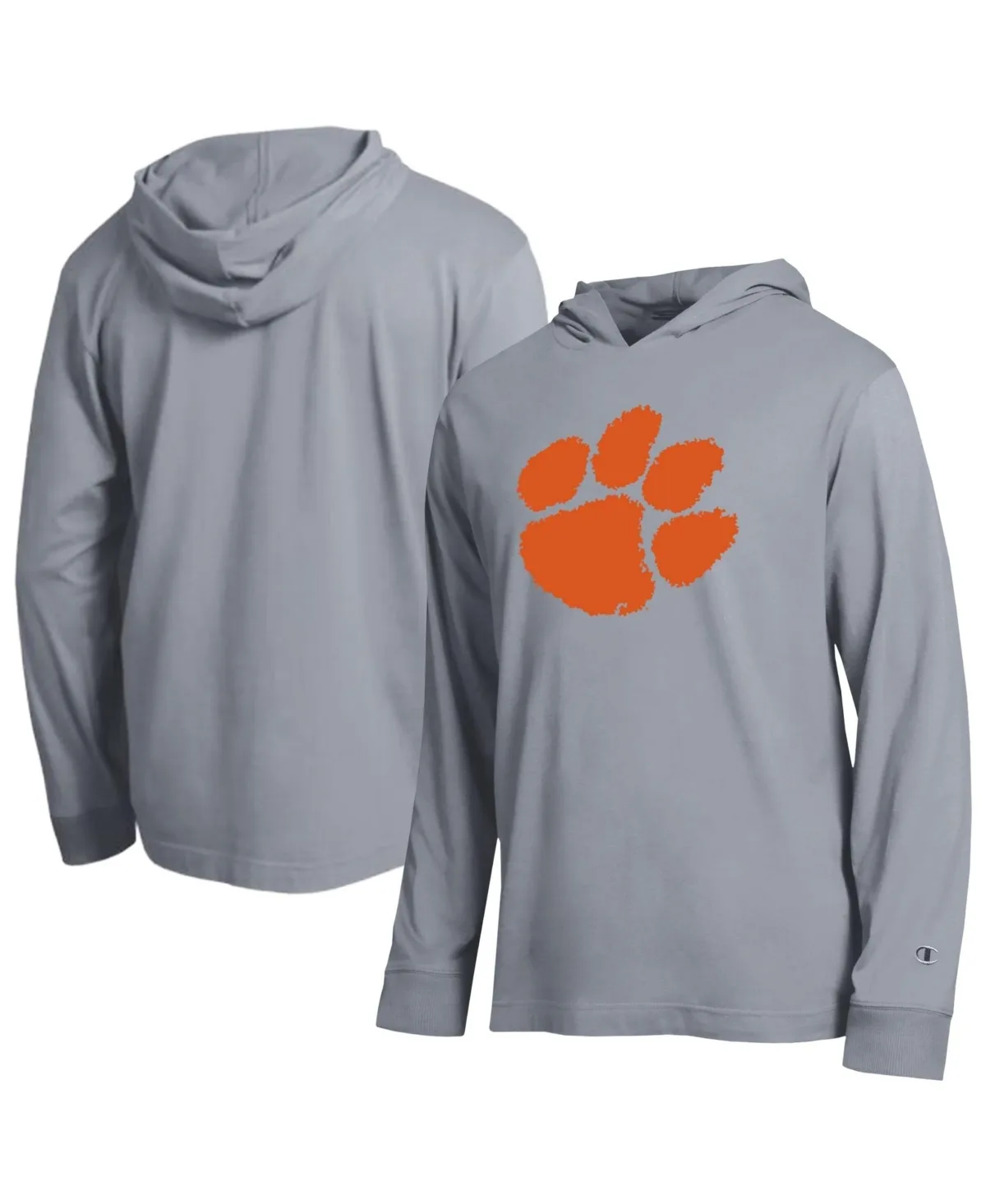 Clemson Tigers Tonal All-Star Long-Sleeve Hooded T-Shirt by Champion