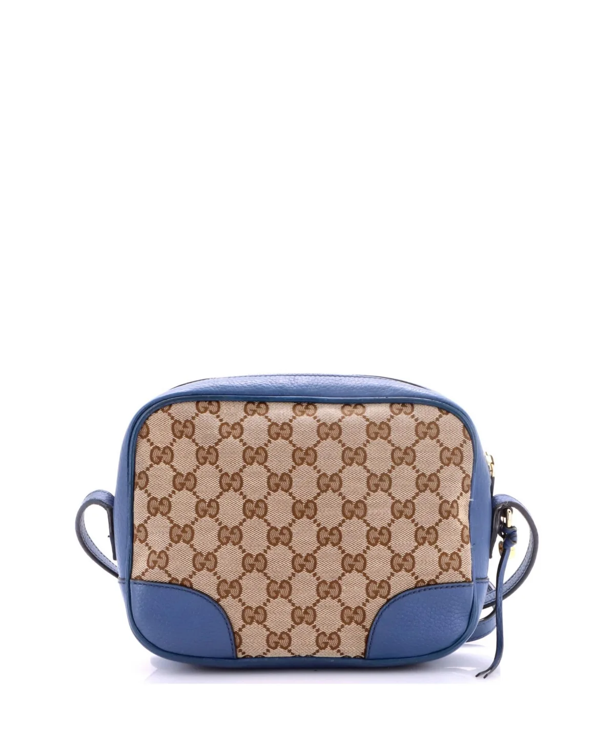 Pre-Owned Gucci Mini Bree Disco Crossbody Bag Gg Canvas with Leather by Gucci