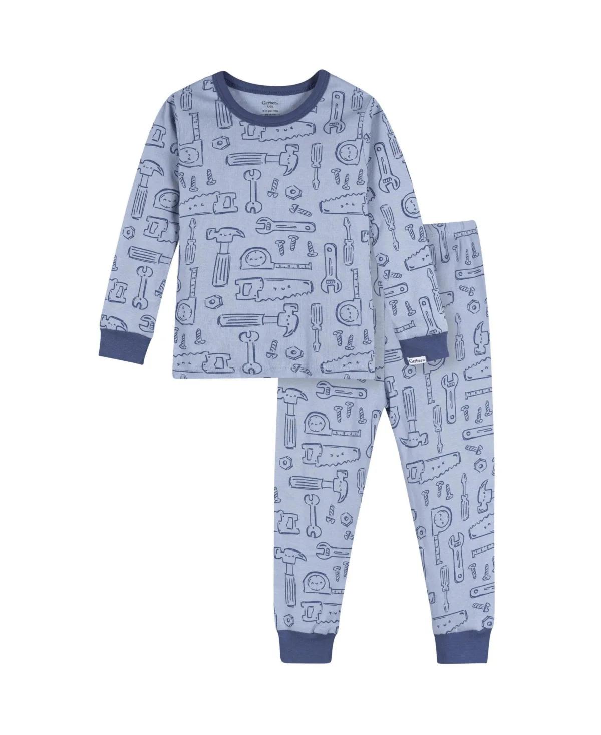 Hungry Pelican Long-Sleeve Cotton Top and Pants, 2-Piece Set by Gerber