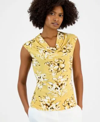 Sleeveless Cowlneck Top by Kasper