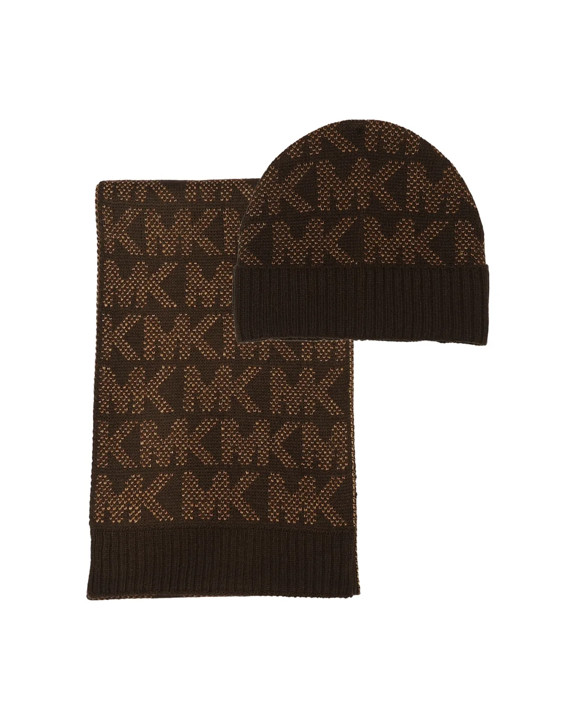 Metallic Cuff Hat & Scarf, 2-Piece Set by MICHAEL Michael Kors